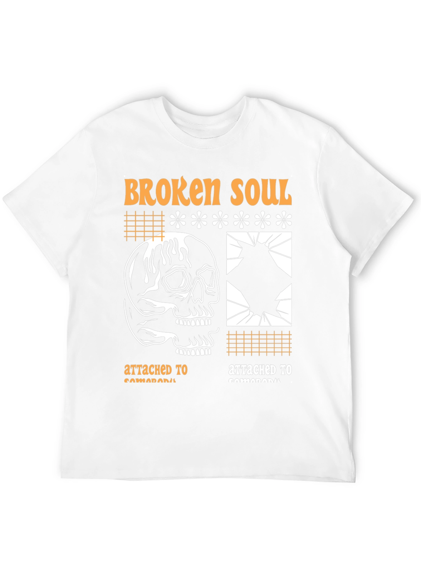 Broken Soul Graphic Print T-Shirt
