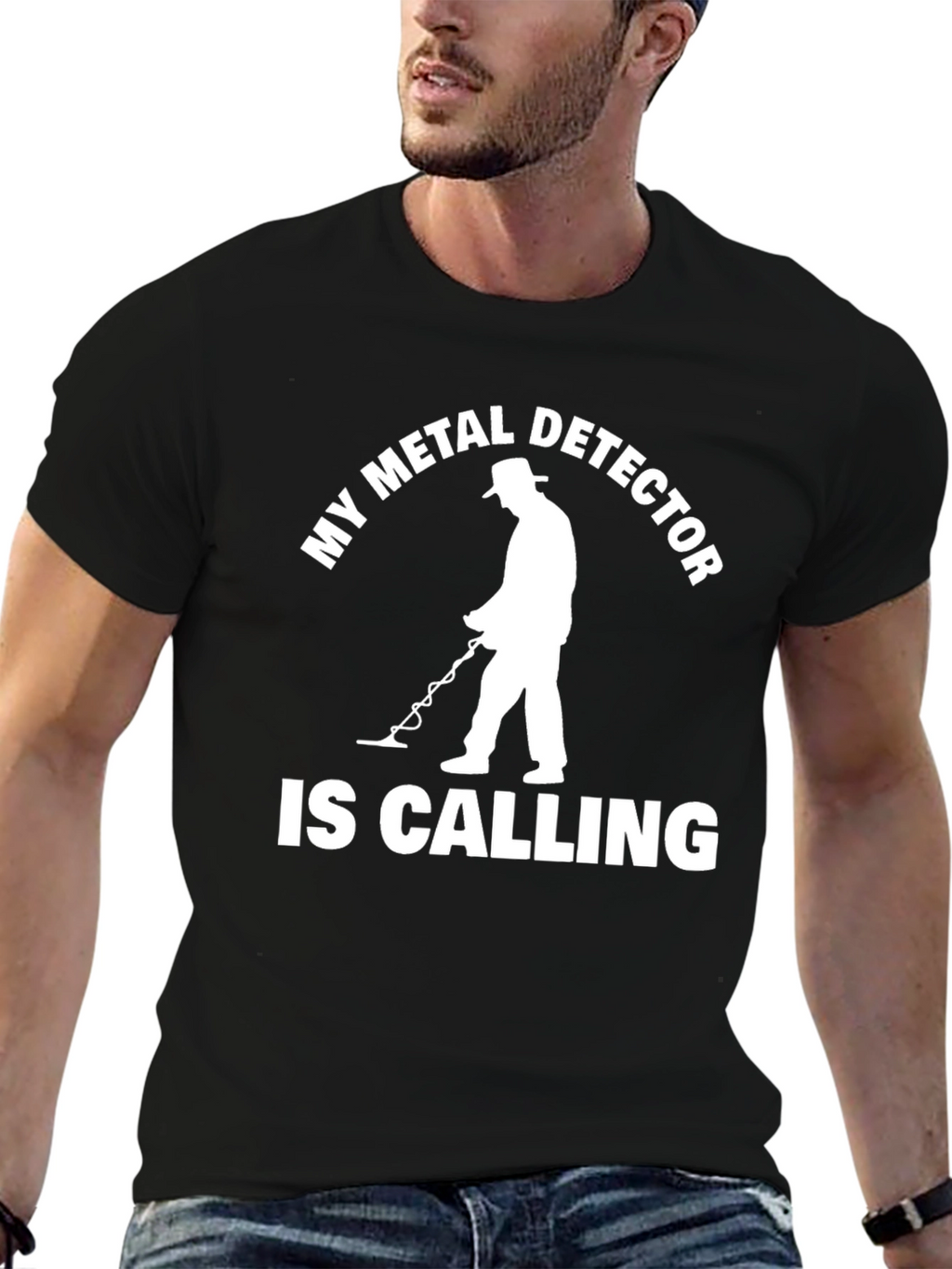 Metal Detector Calling T-Shirt - Hobby Tee