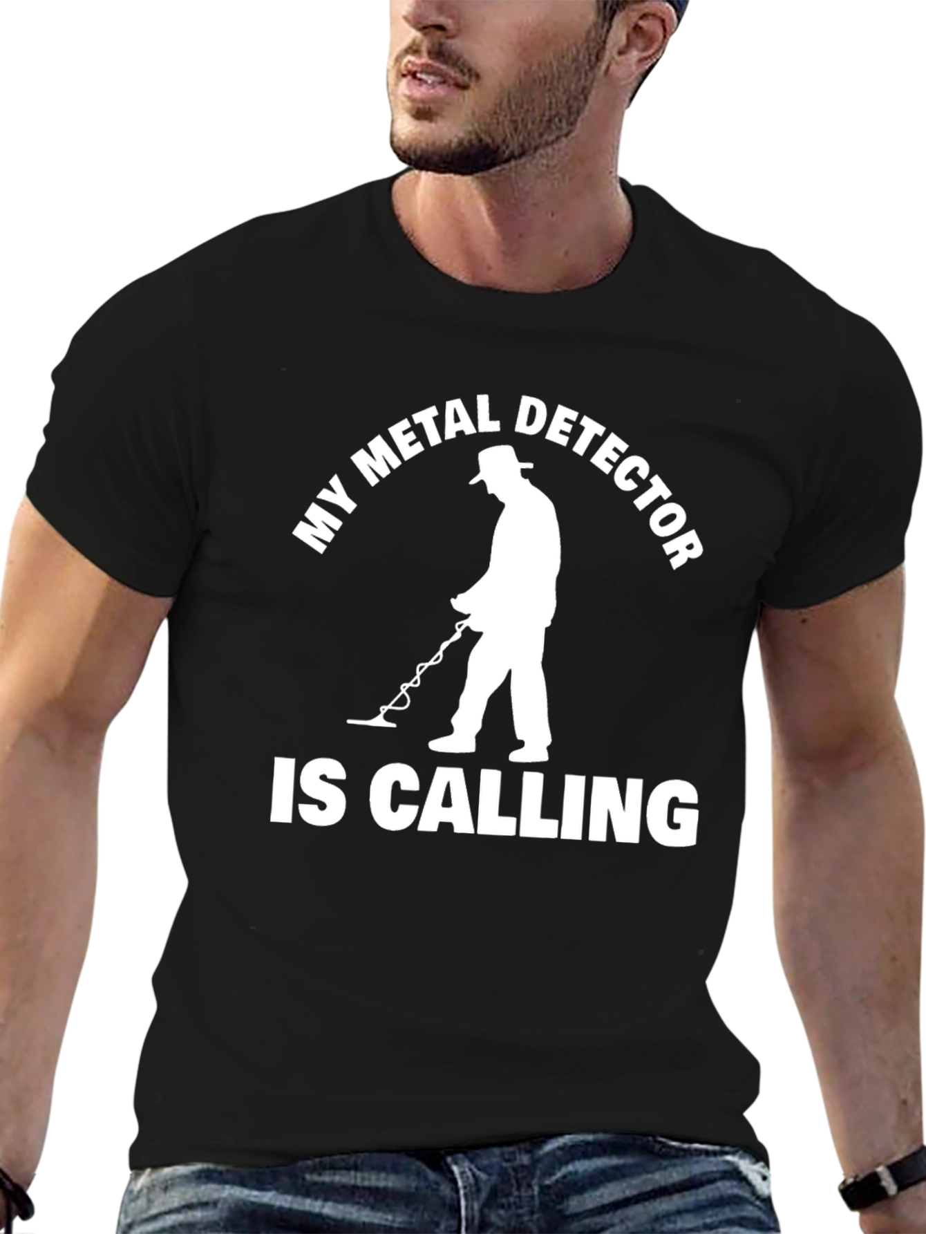 Metal Detector Calling T-Shirt - Hobby Tee