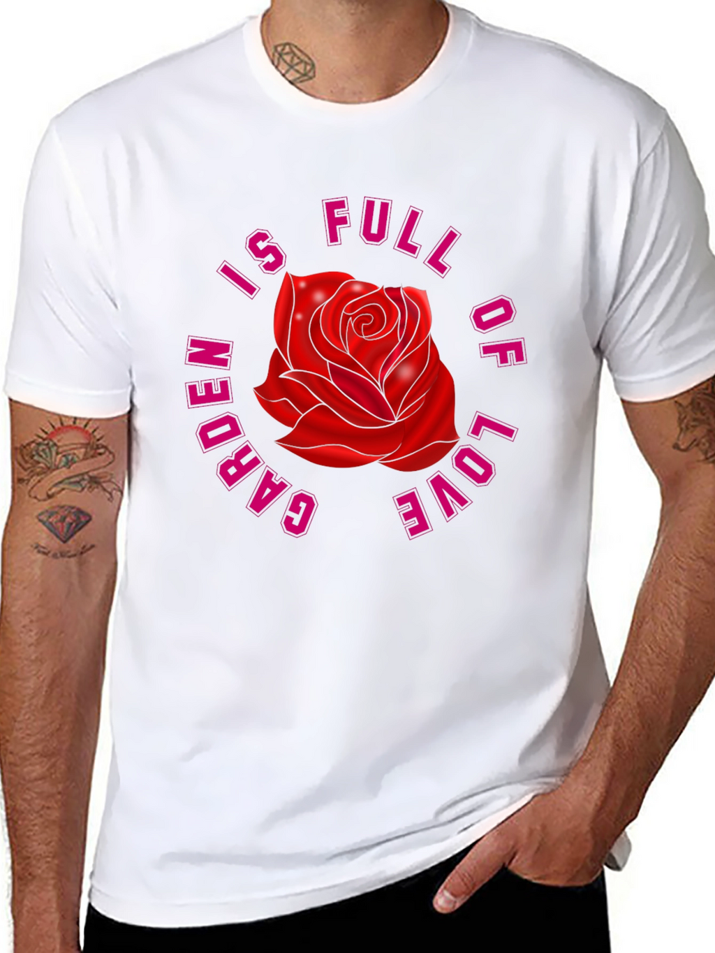Rose Garden of Love Graphic T-Shirt