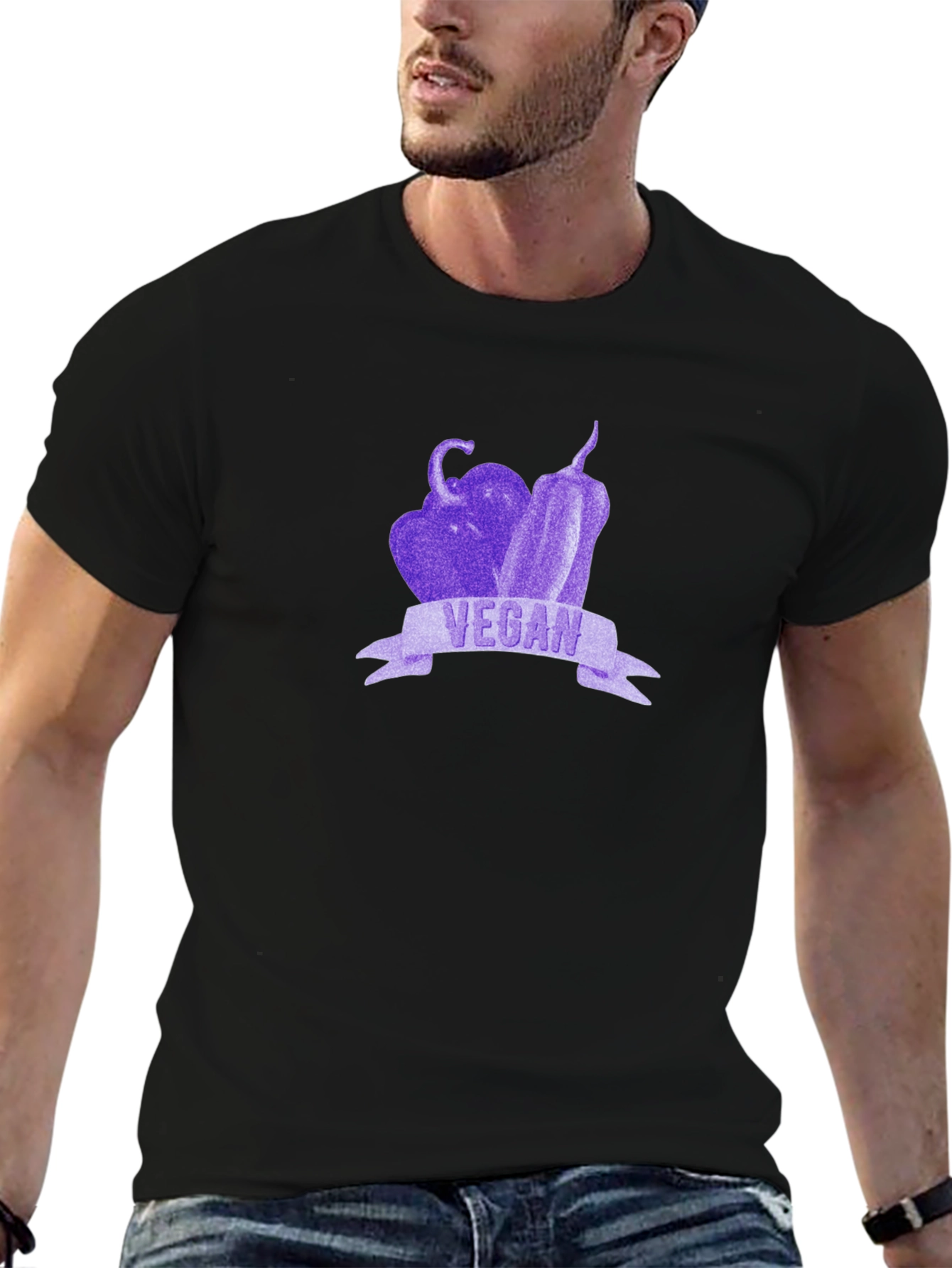 Vegan Pepper Graphic T-Shirt