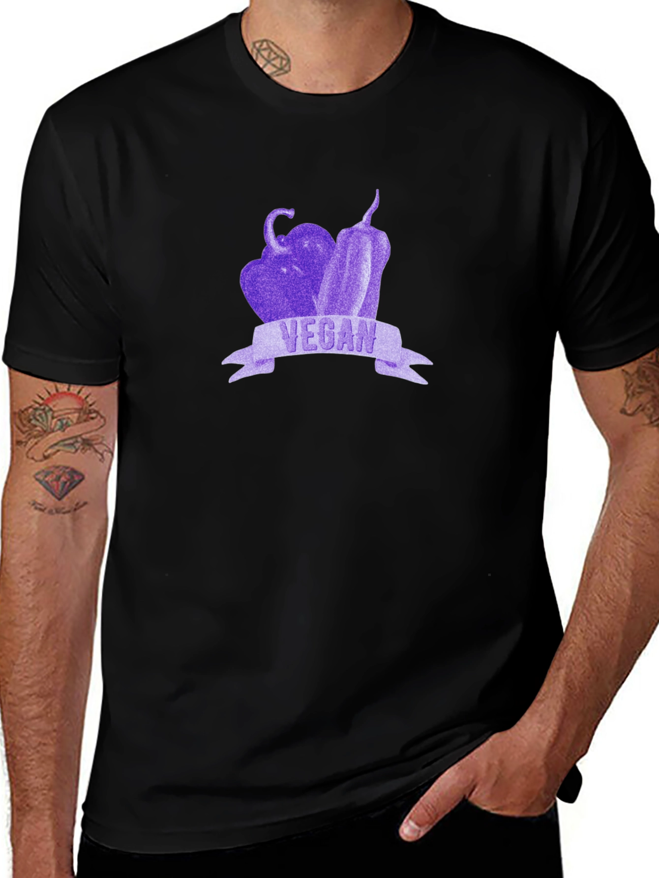 Vegan Pepper Graphic T-Shirt