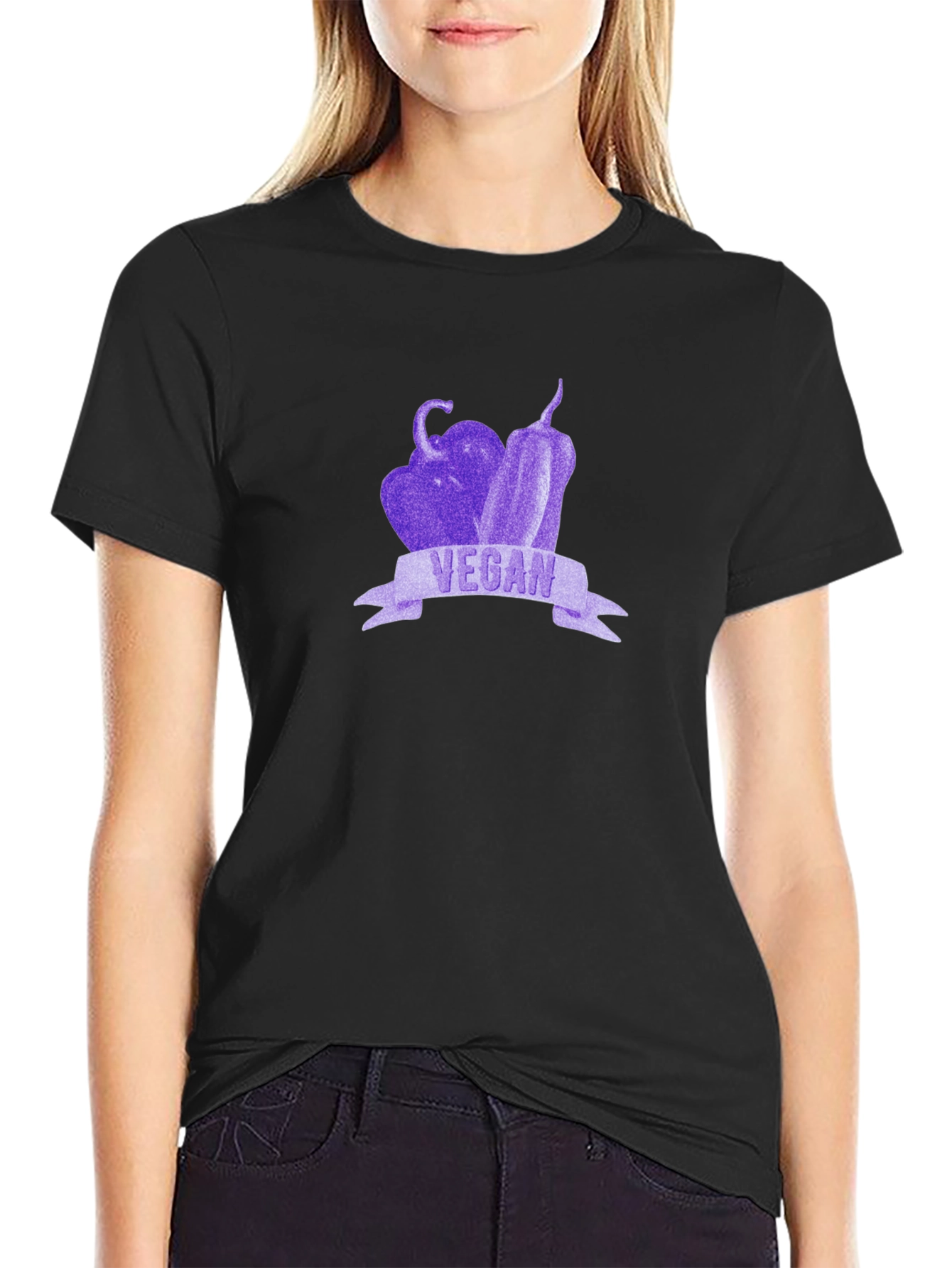 Vegan Pepper Graphic T-Shirt