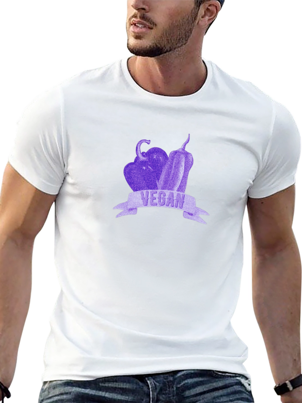 Vegan Pepper Graphic T-Shirt