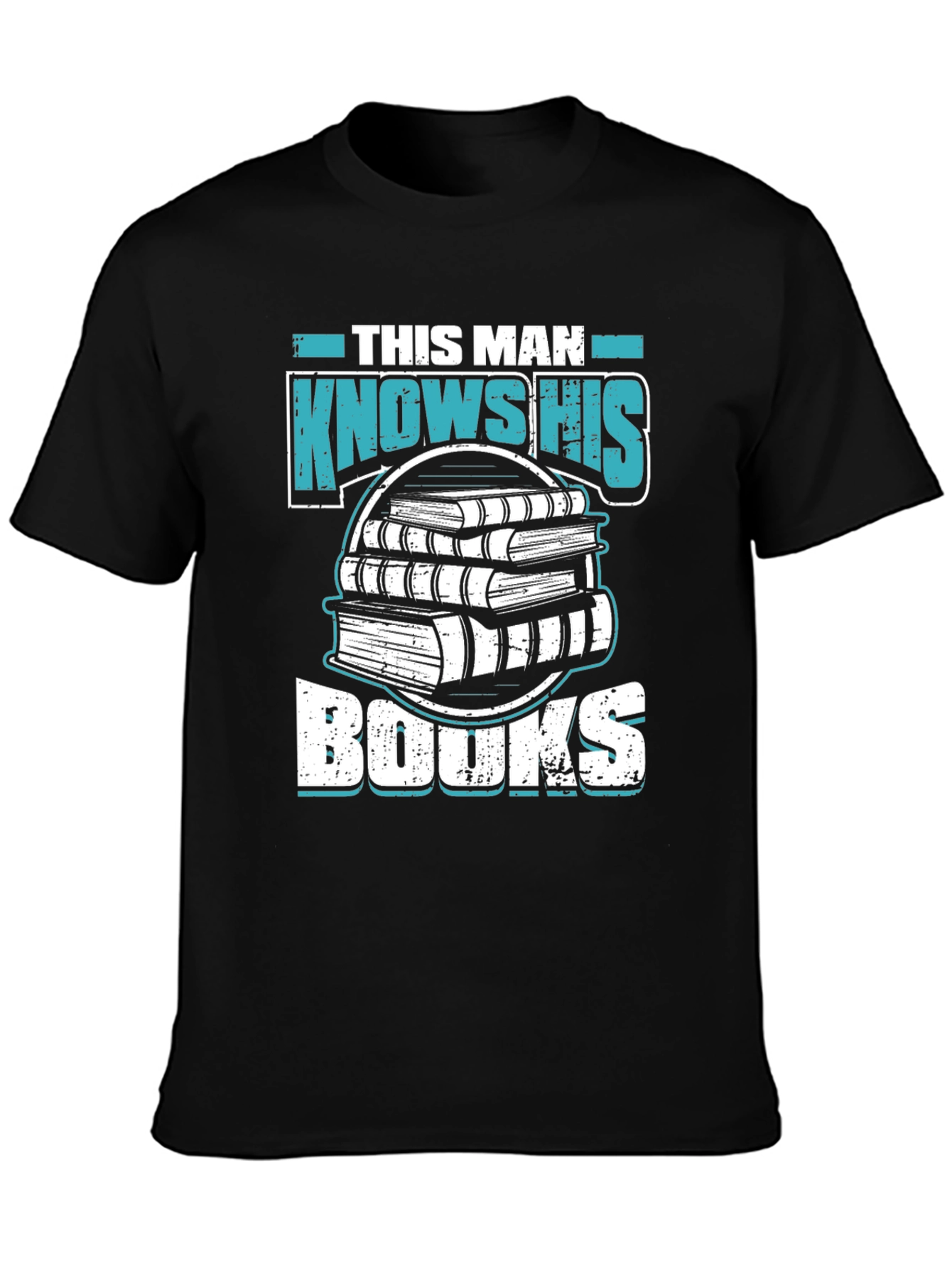 This Man Knows His Books Graphic T-Shirt