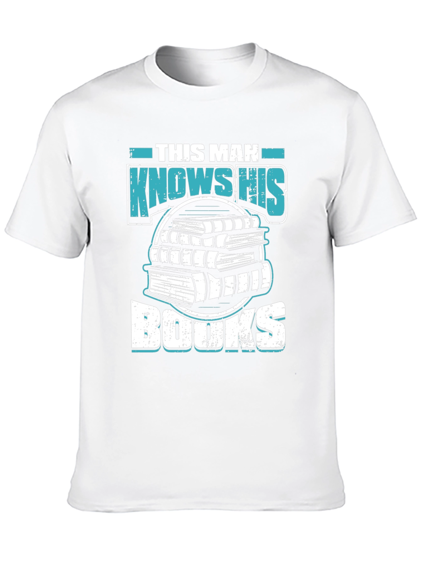 This Man Knows His Books Graphic T-Shirt