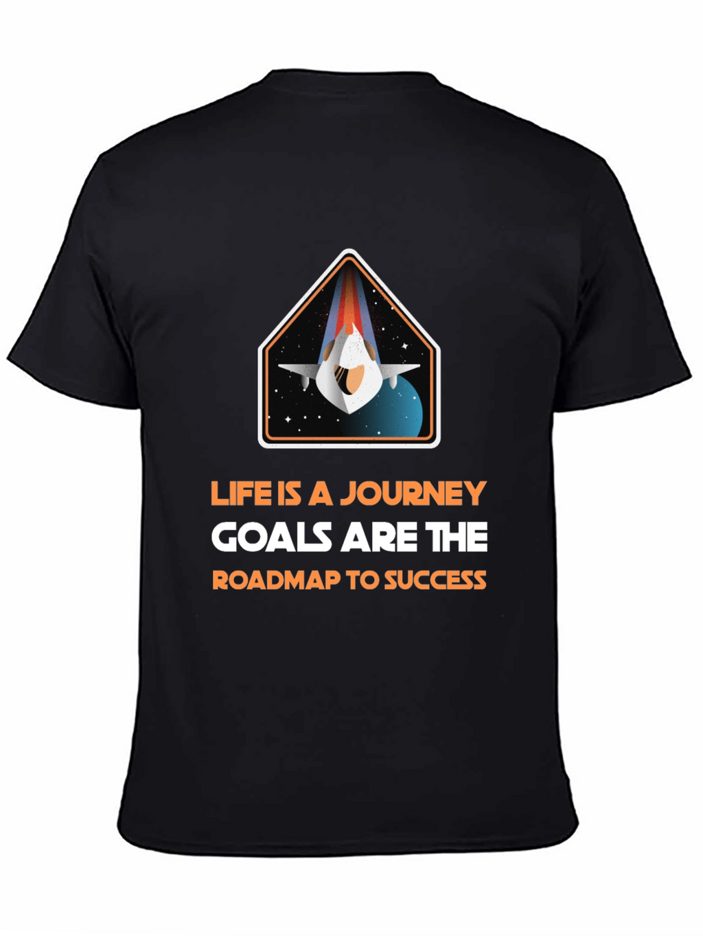 Inspirational Space Journey Graphic T-Shirt