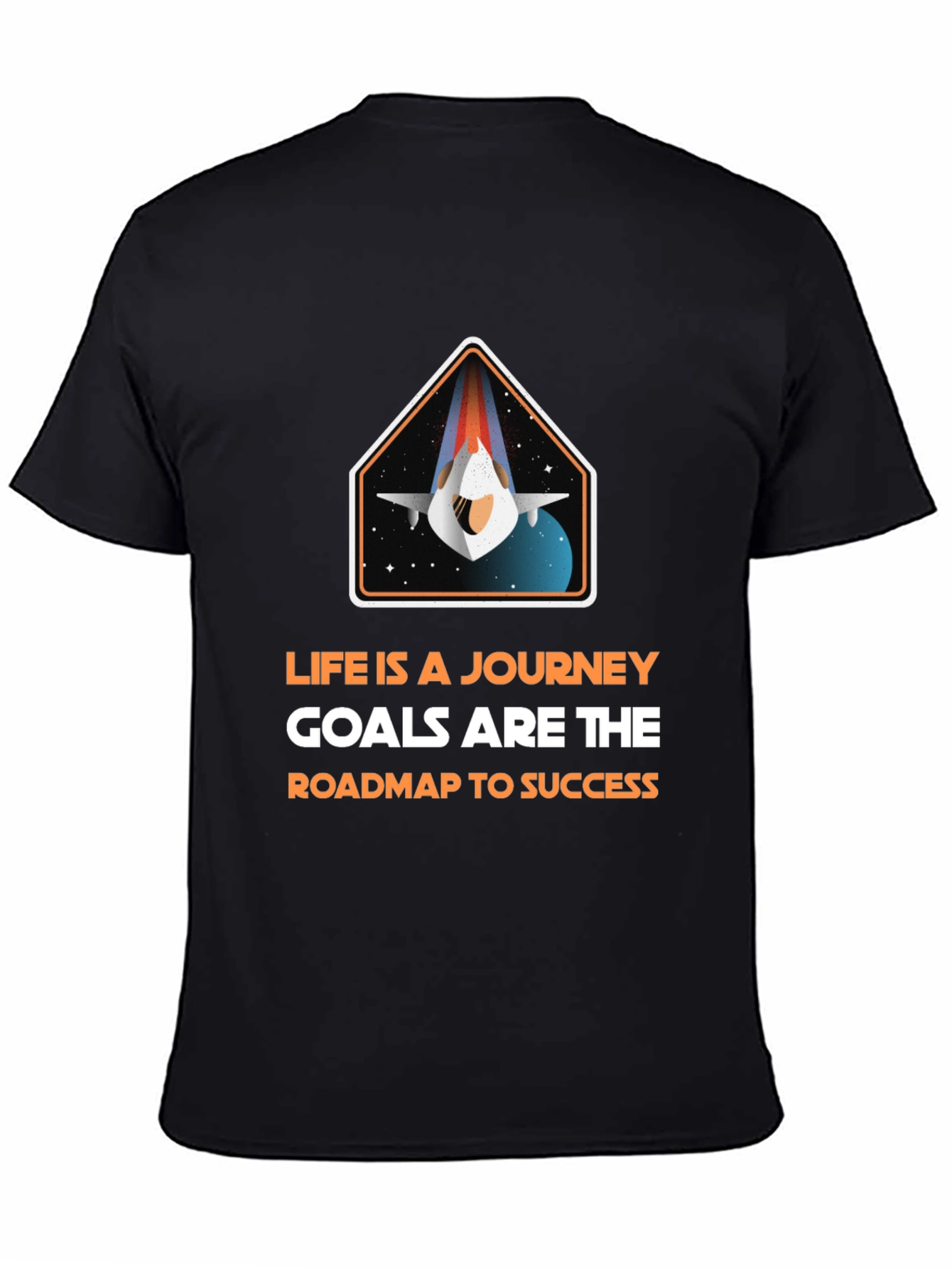 Inspirational Space Journey Graphic T-Shirt