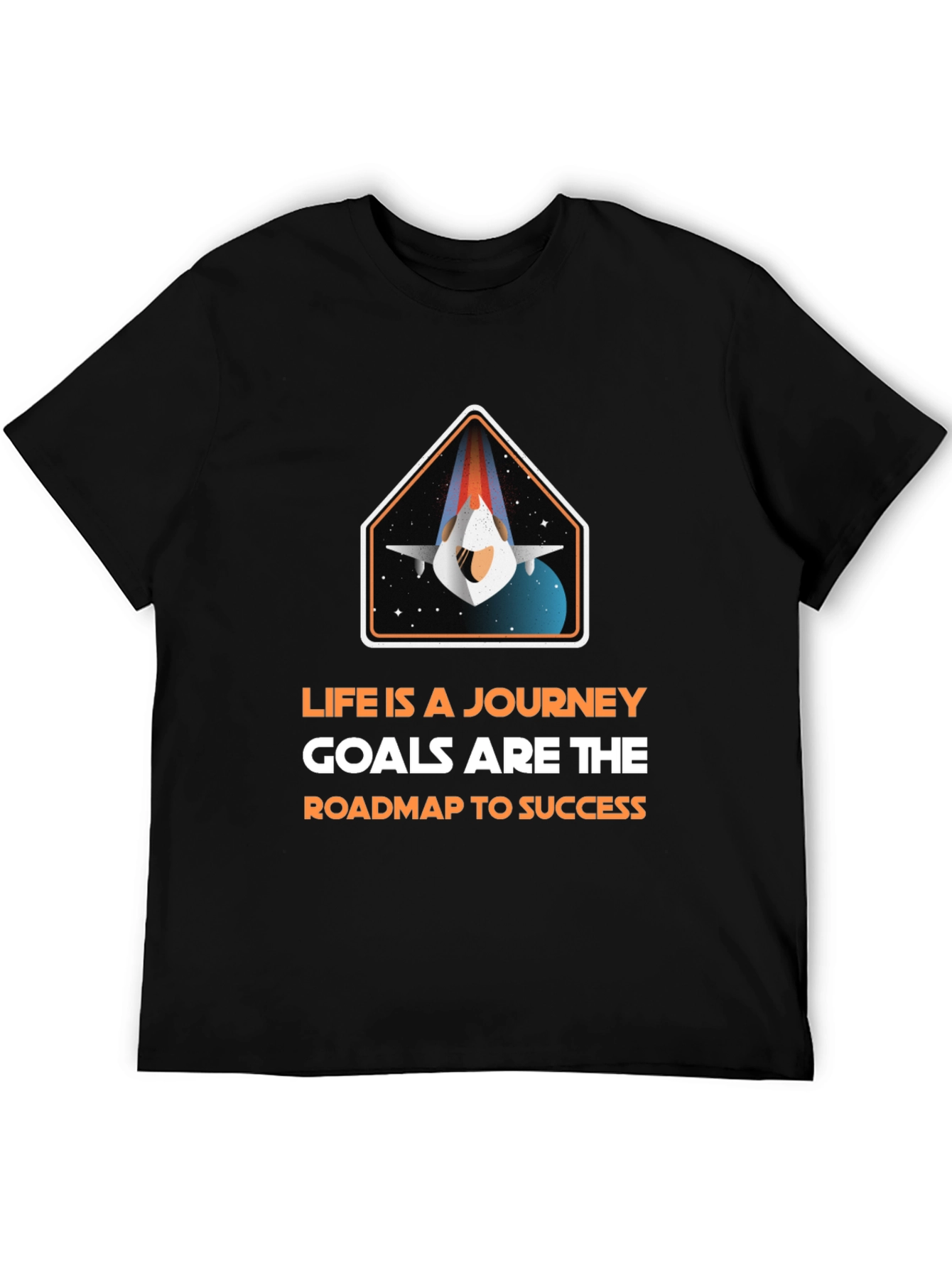 Inspirational Space Journey Graphic T-Shirt