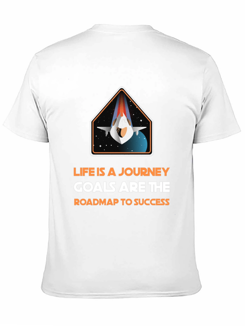 Inspirational Space Journey Graphic T-Shirt
