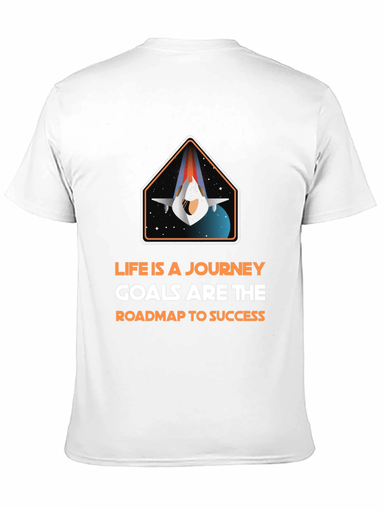 Inspirational Space Journey Graphic T-Shirt