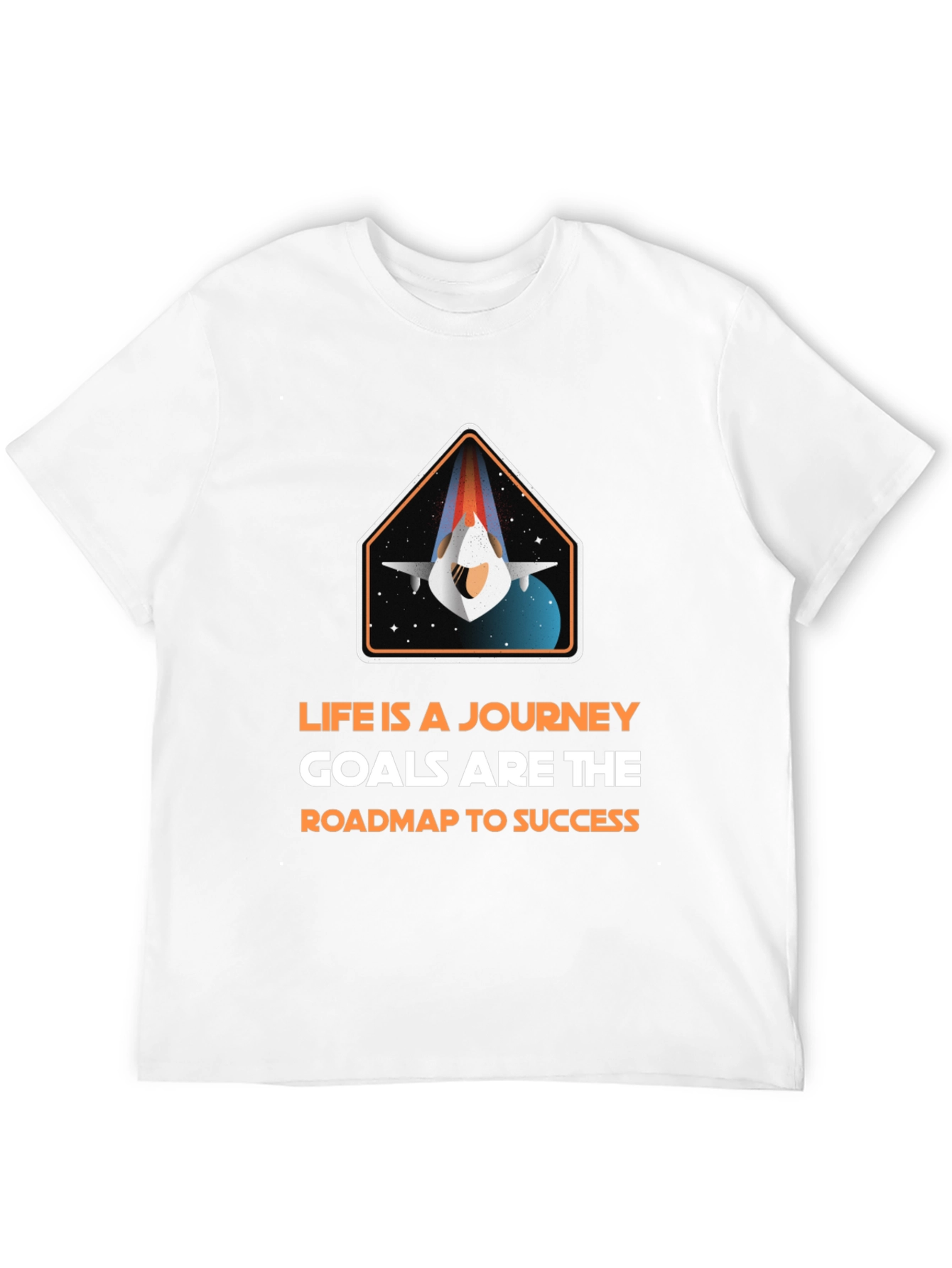 Inspirational Space Journey Graphic T-Shirt