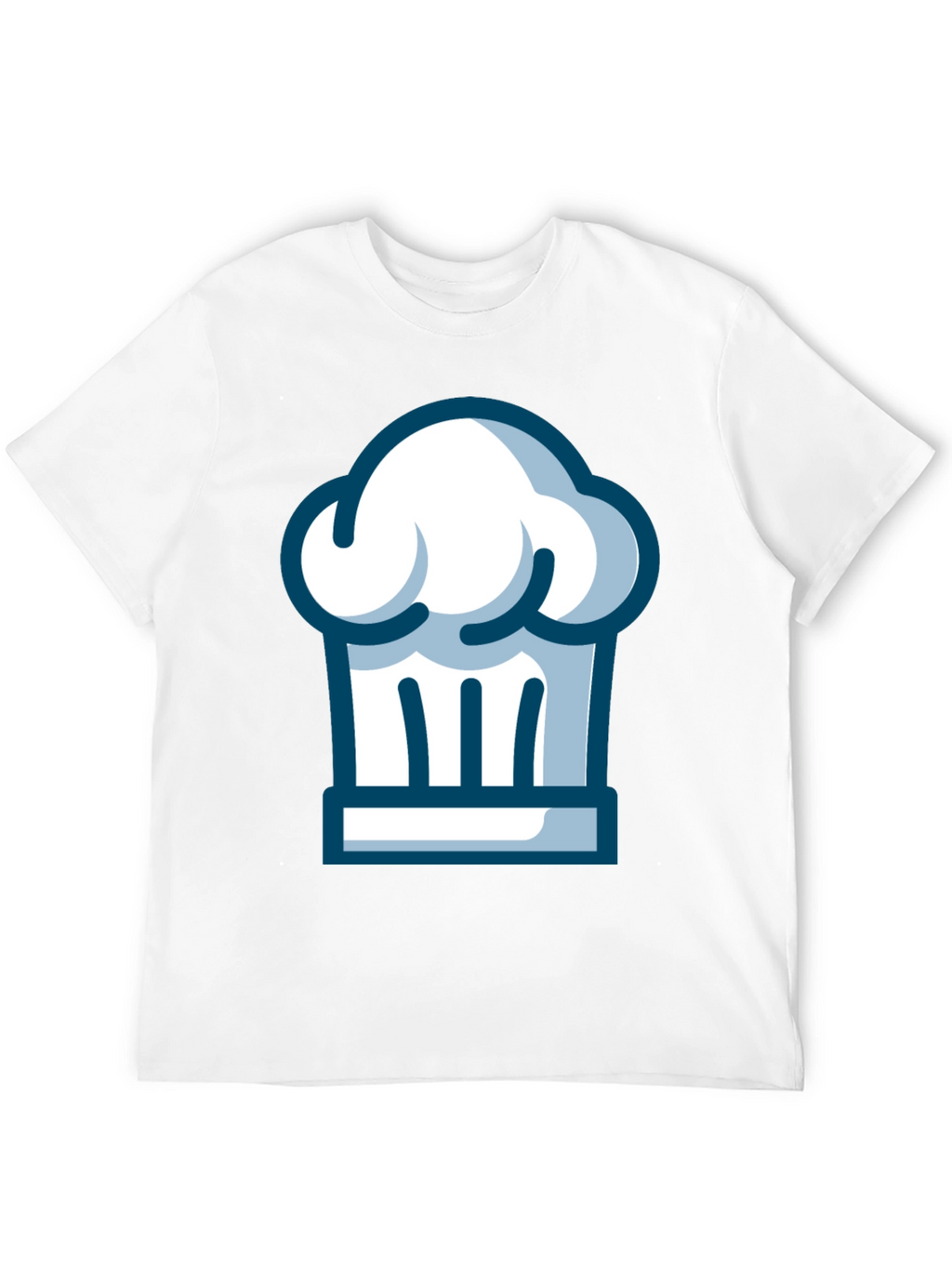 Chef Hat Graphic Tee - Black Cotton T-Shirt