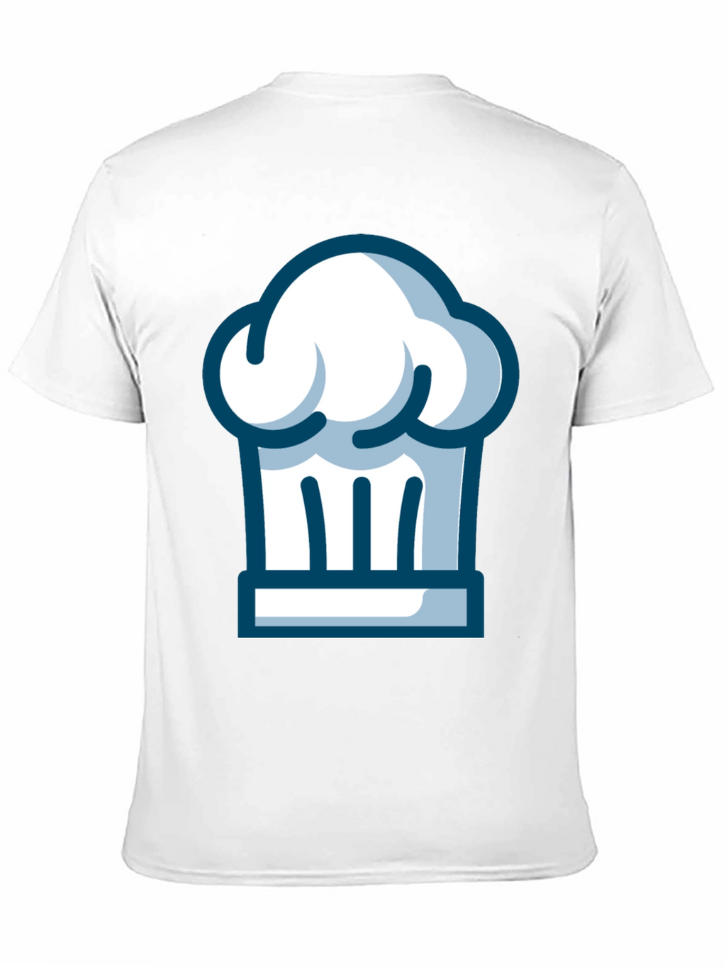 Chef Hat Graphic Tee - Black Cotton T-Shirt