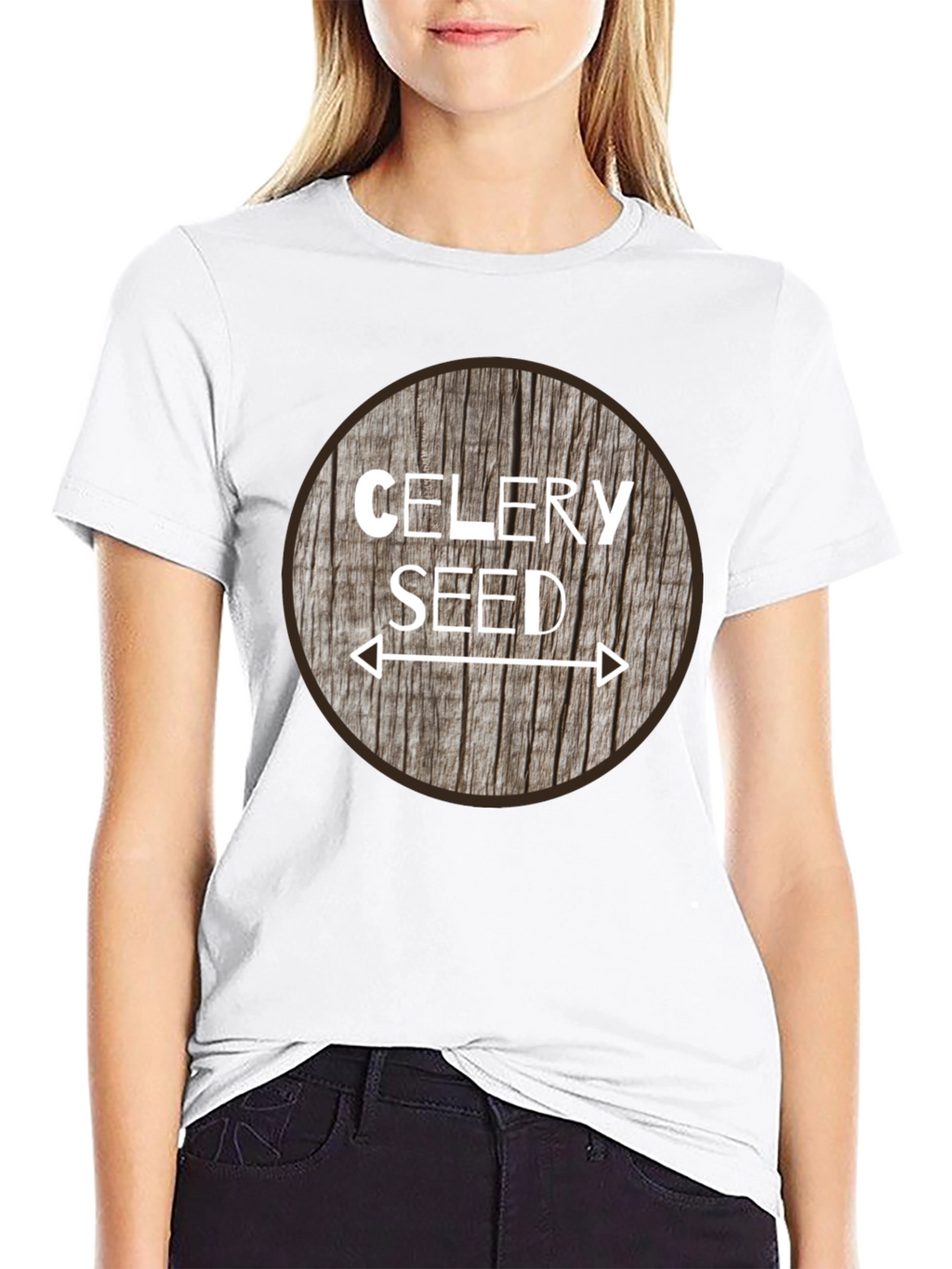 Celery Seed Graphic Tee - Unisex Black T-Shirt