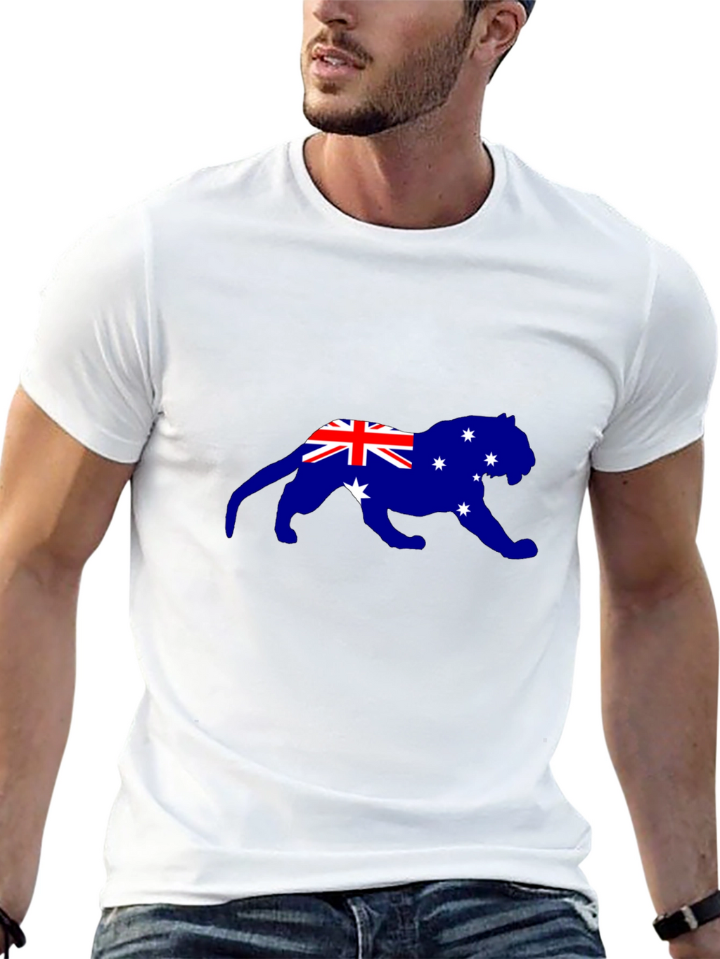 Australian Flag Lion T-Shirt