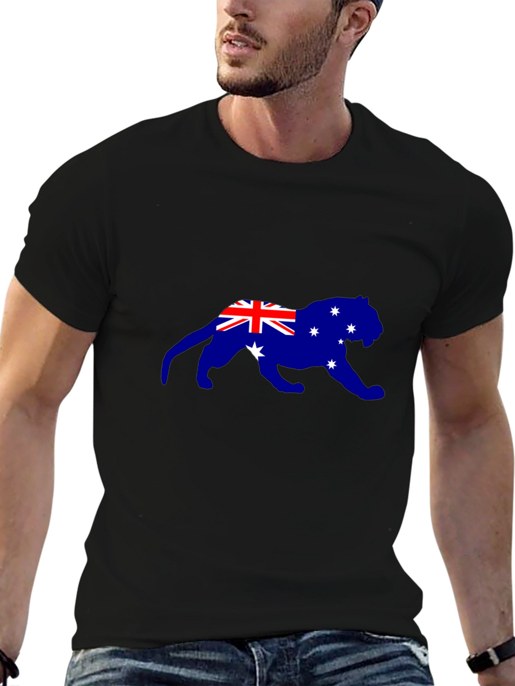 Australian Flag Lion T-Shirt