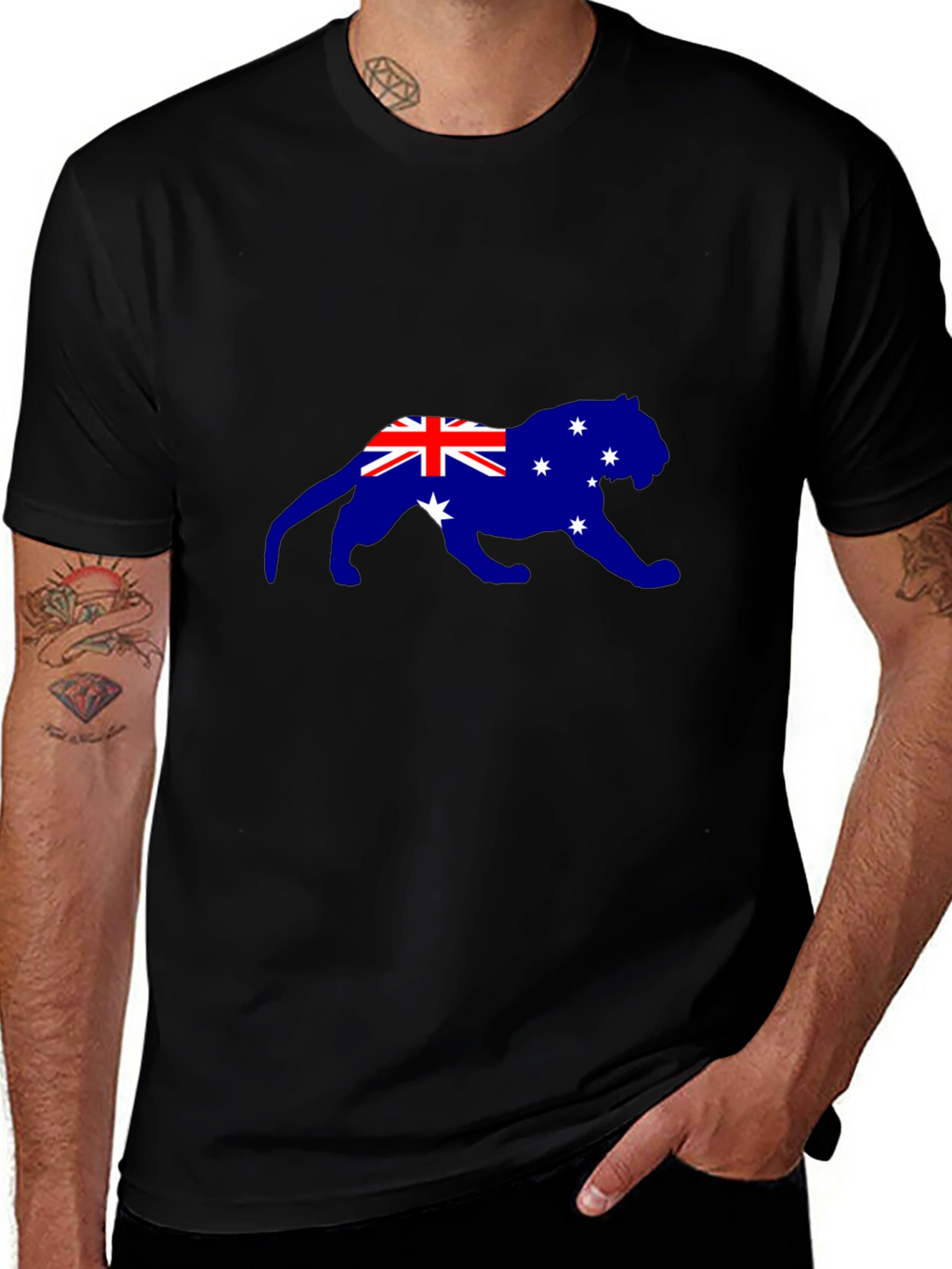 Australian Flag Lion T-Shirt