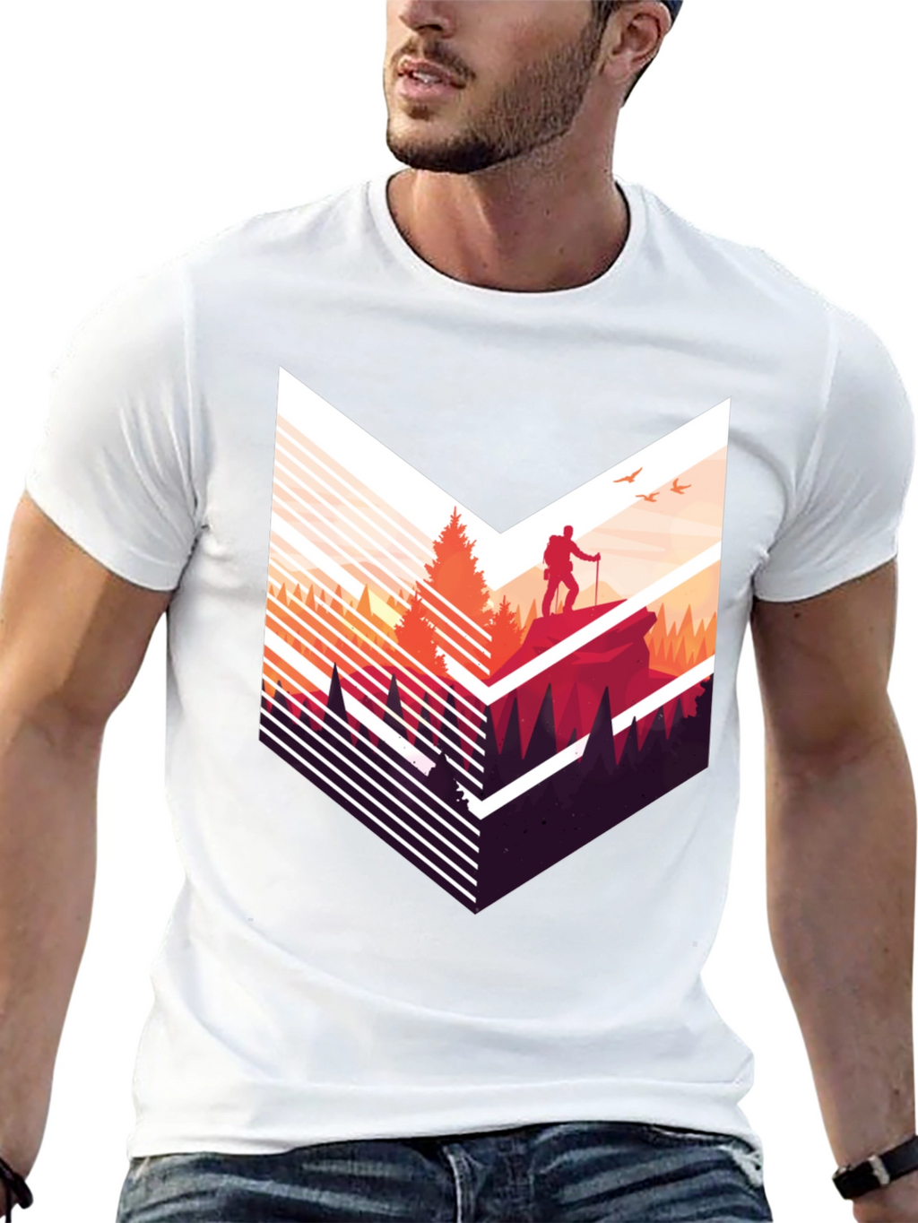 Hiking Graphic Tee - Adventure Awaits!