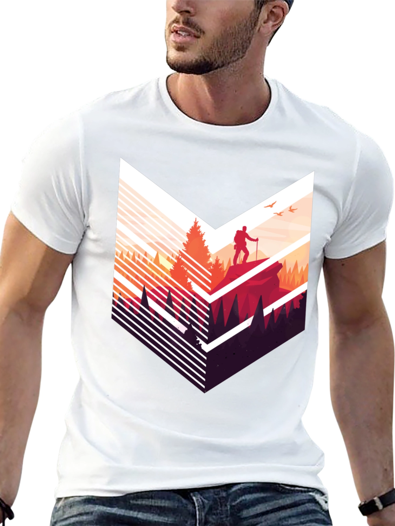 Hiking Graphic Tee - Adventure Awaits!