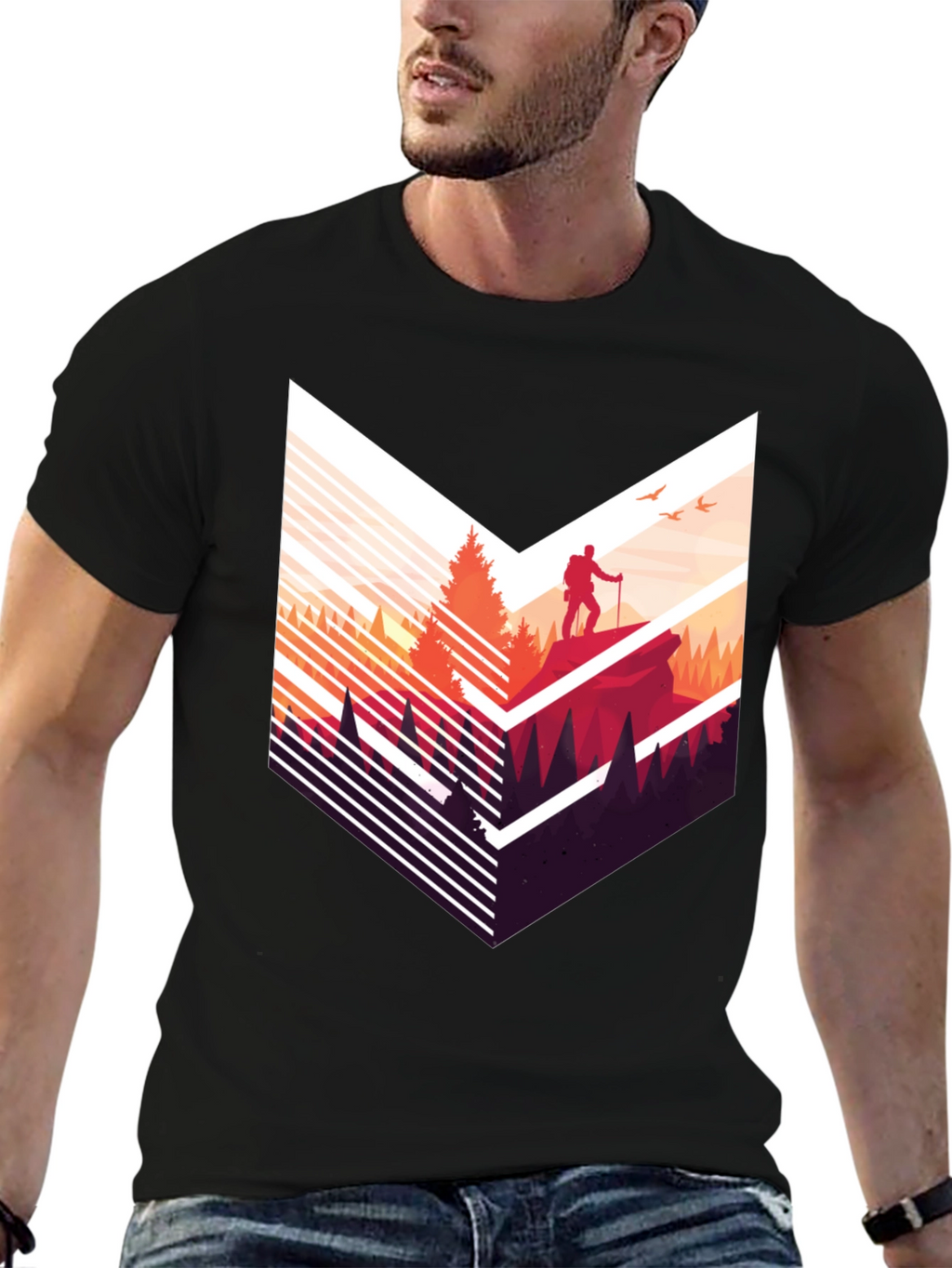 Hiking Graphic Tee - Adventure Awaits!
