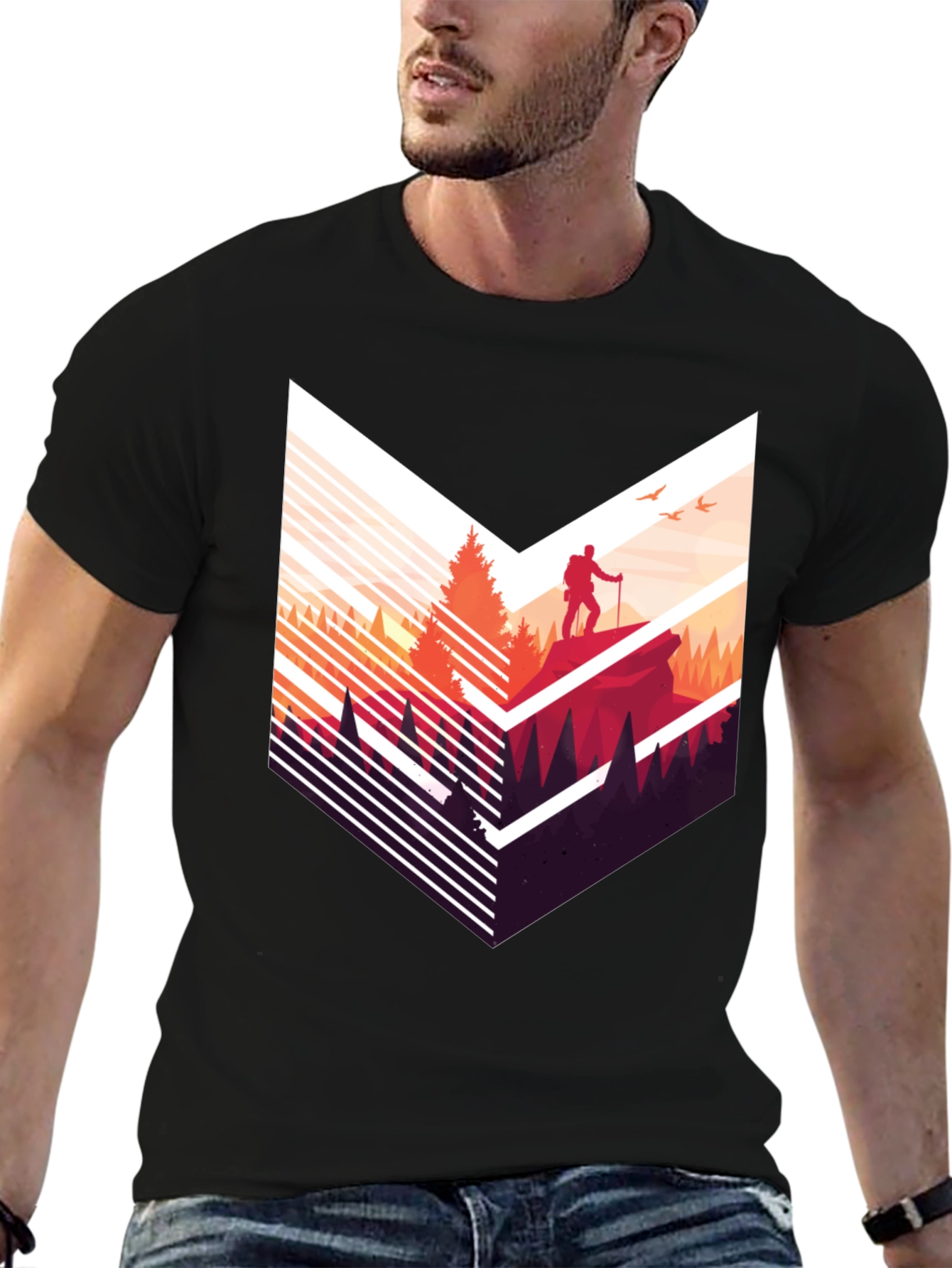 Hiking Graphic Tee - Adventure Awaits!