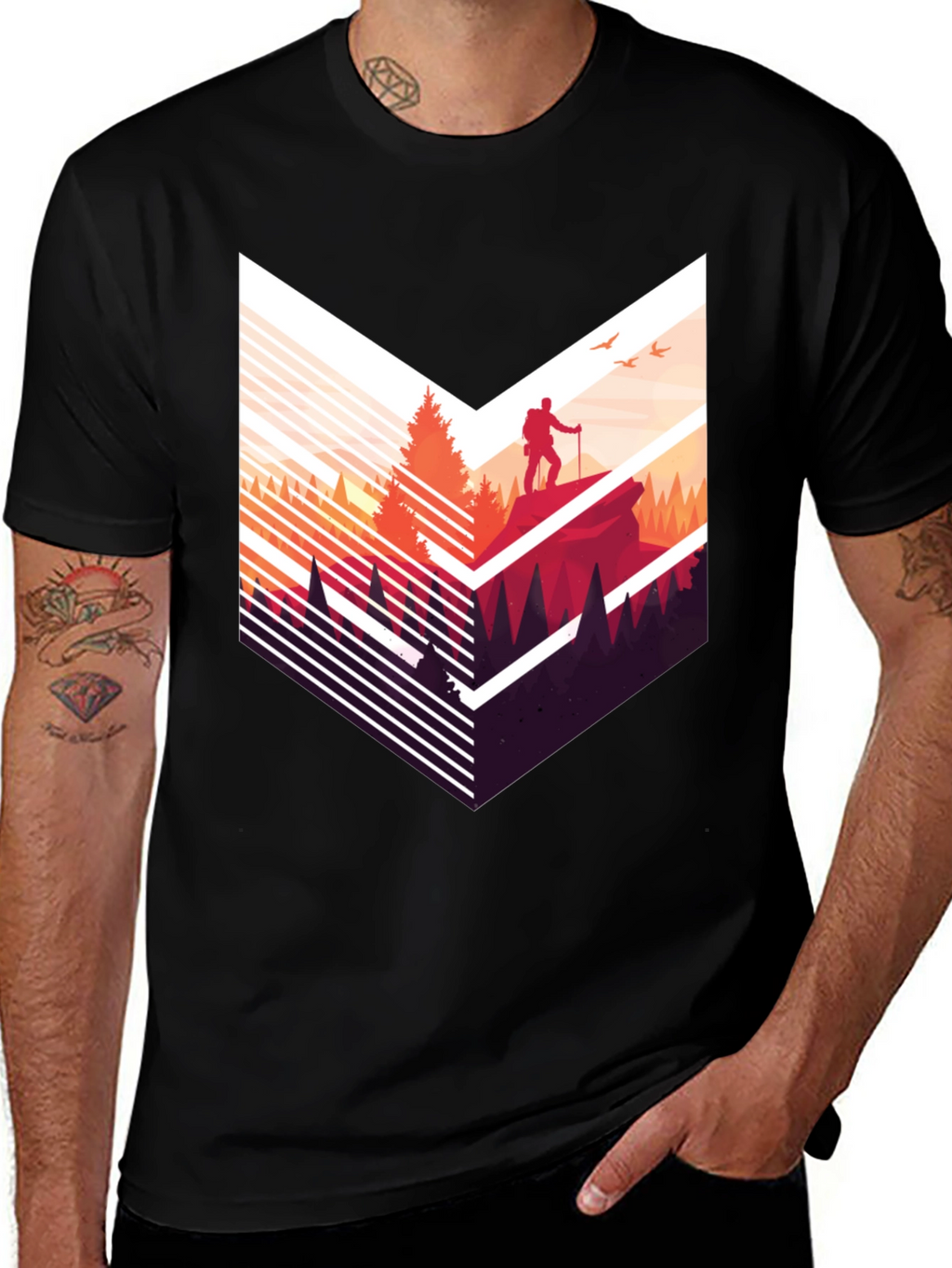 Hiking Graphic Tee - Adventure Awaits!