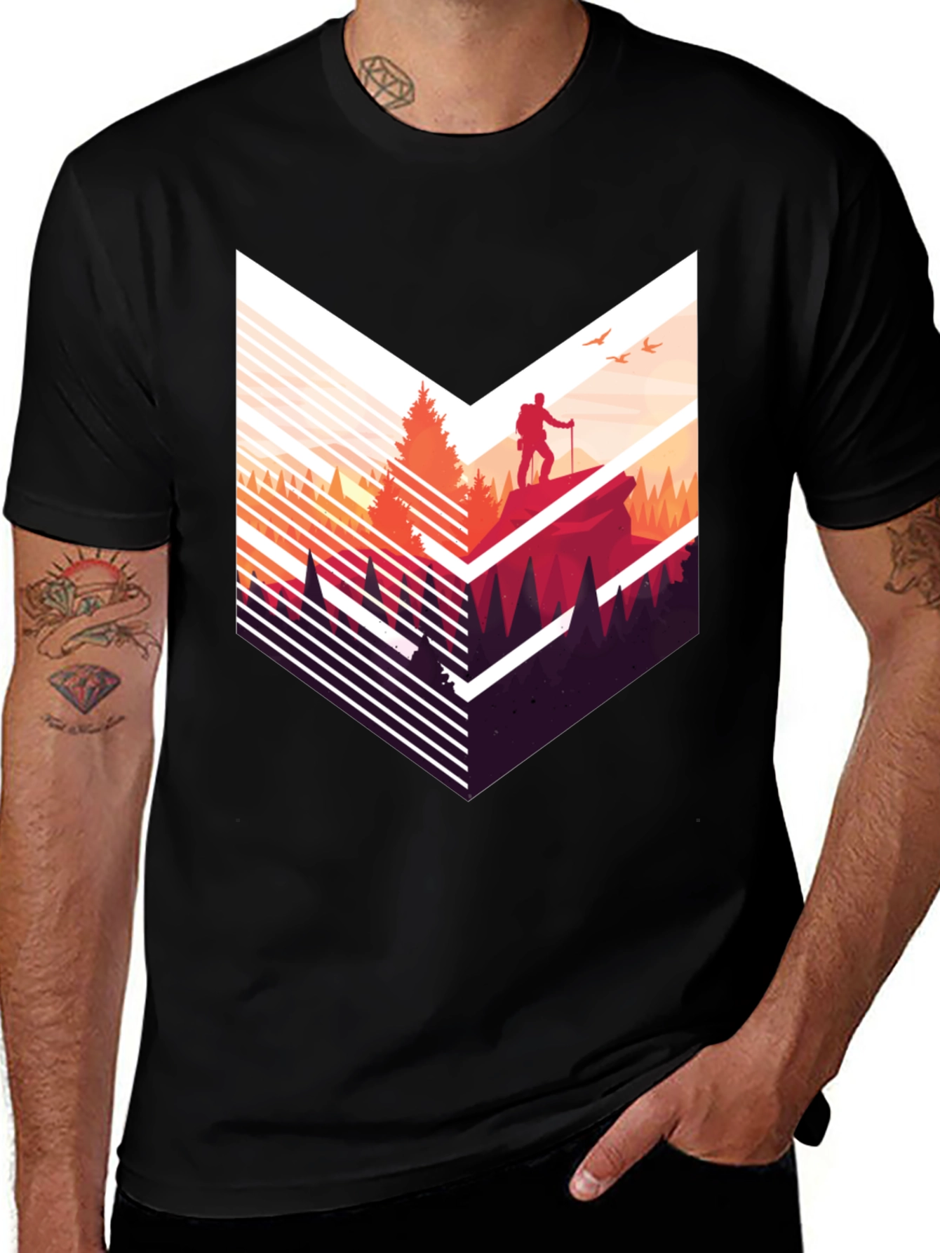 Hiking Graphic Tee - Adventure Awaits!