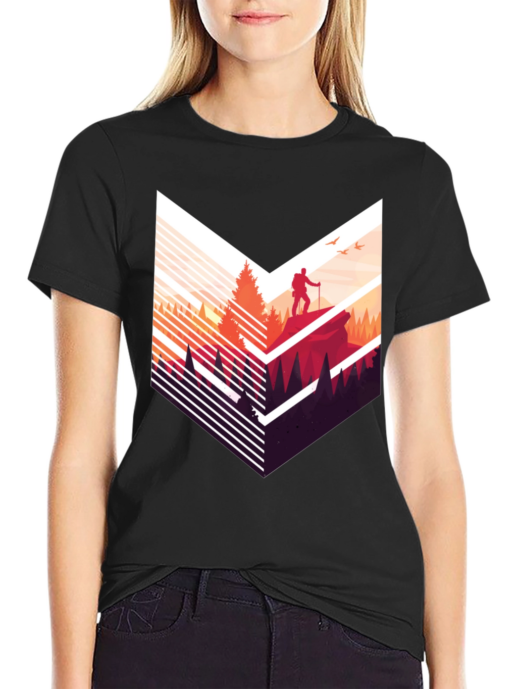 Hiking Graphic Tee - Adventure Awaits!