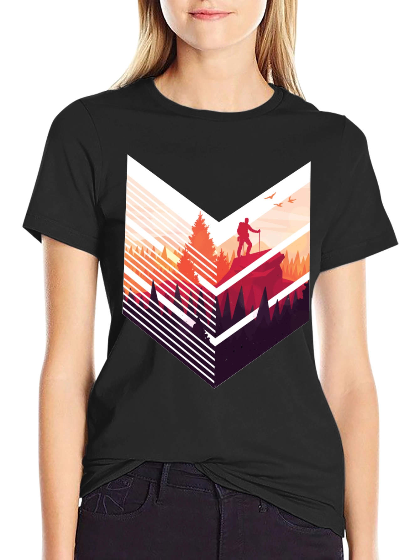 Hiking Graphic Tee - Adventure Awaits!