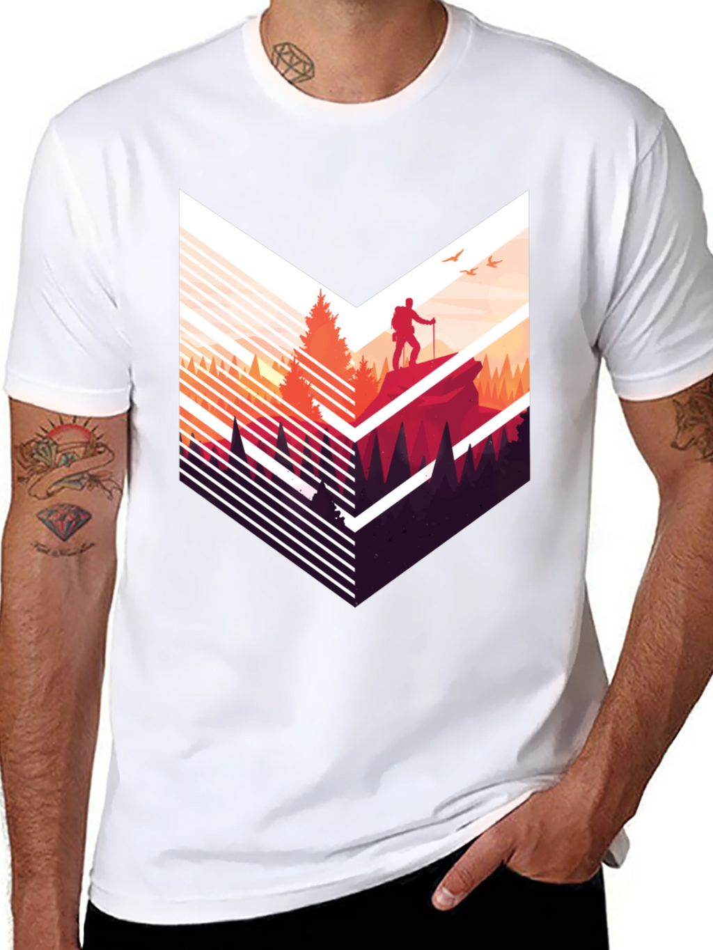 Hiking Graphic Tee - Adventure Awaits!
