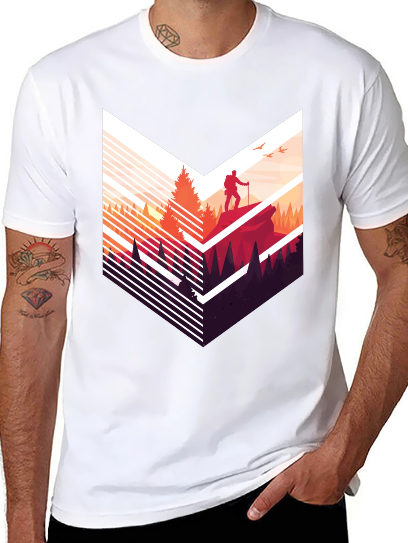 Hiking Graphic Tee - Adventure Awaits!