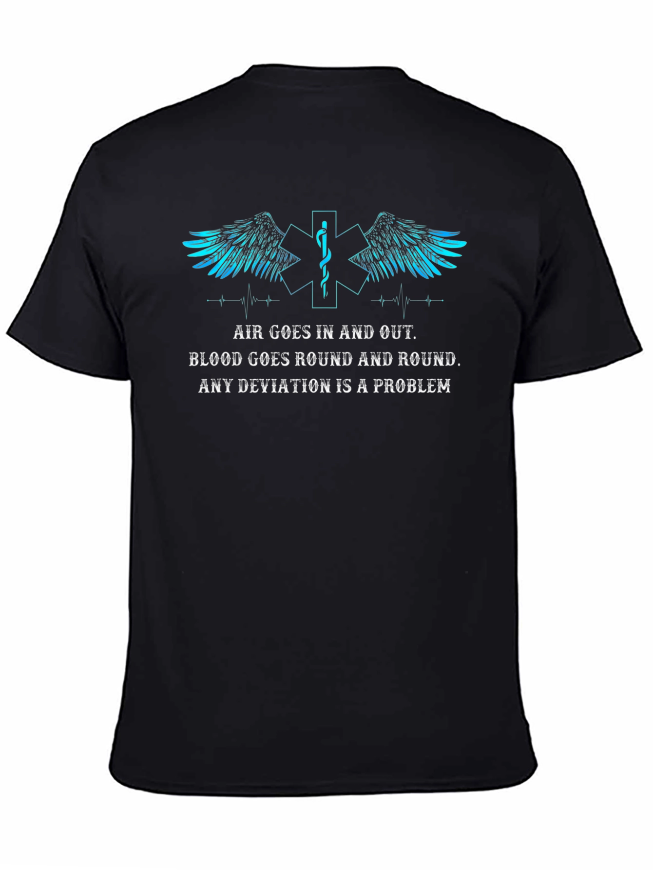 EMS Air & Blood Flow T-Shirt - EMT Paramedic Tee