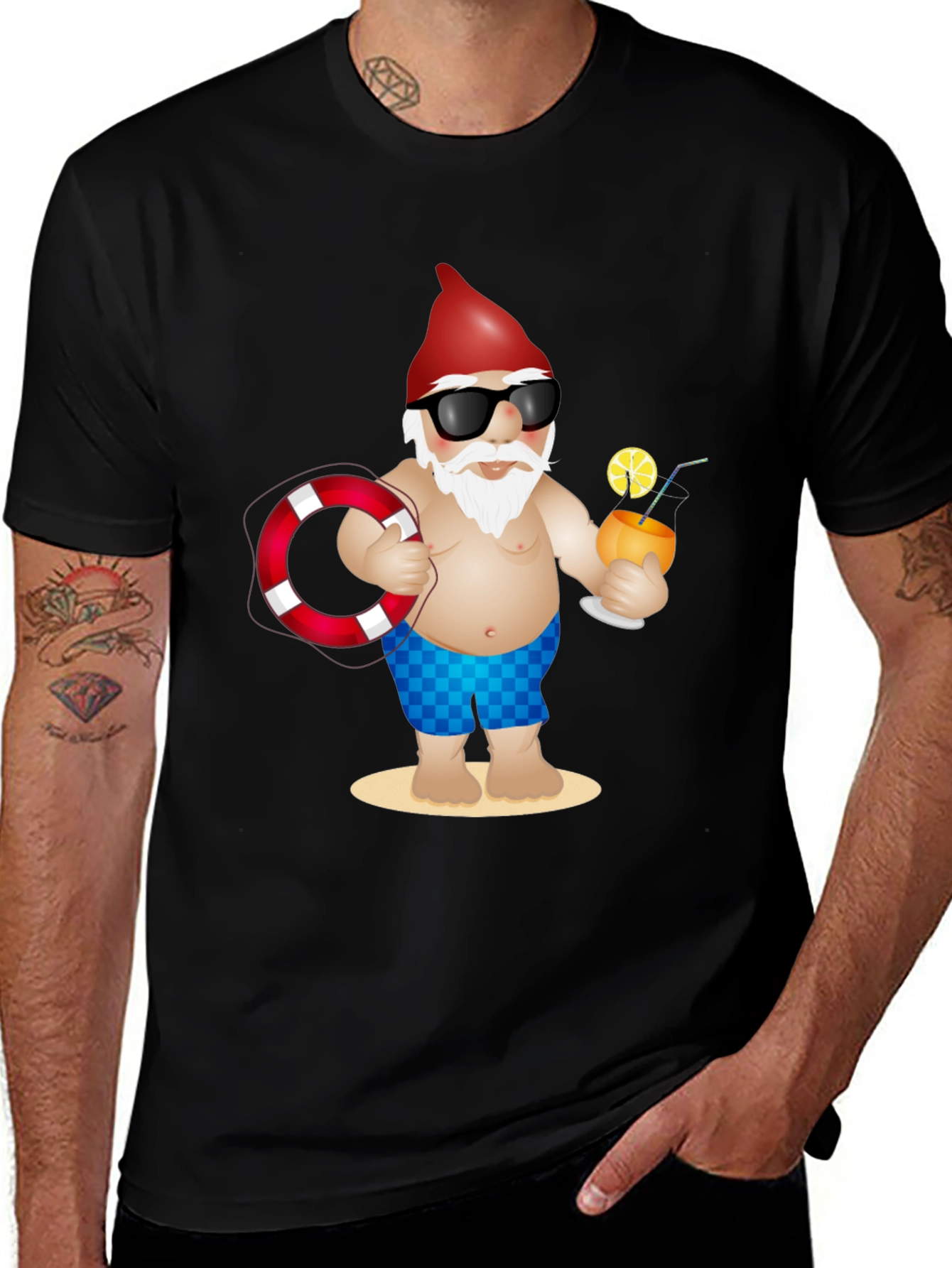 Summer Gnome T-Shirt - Beach Vacation Ready