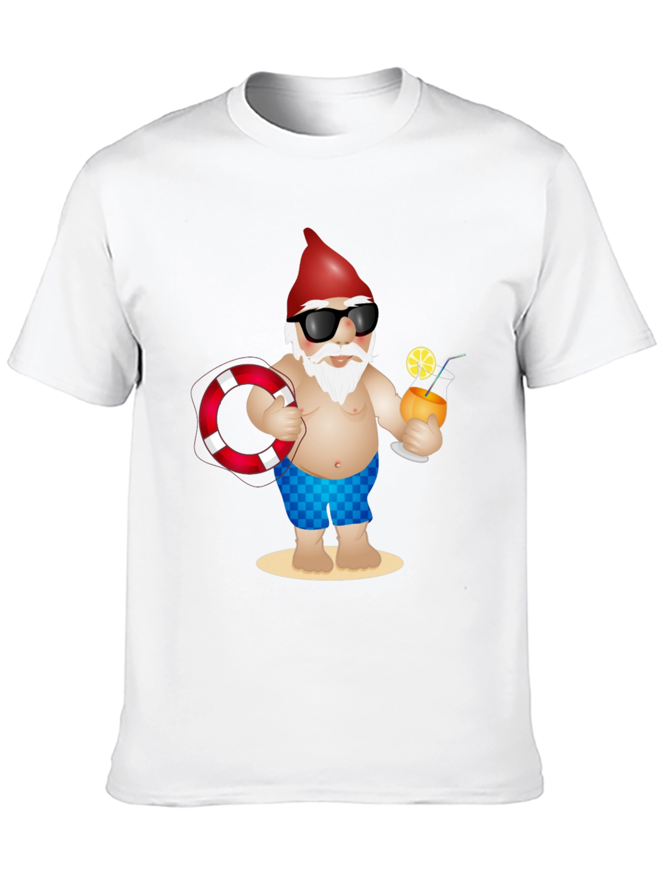 Summer Gnome T-Shirt - Beach Vacation Ready