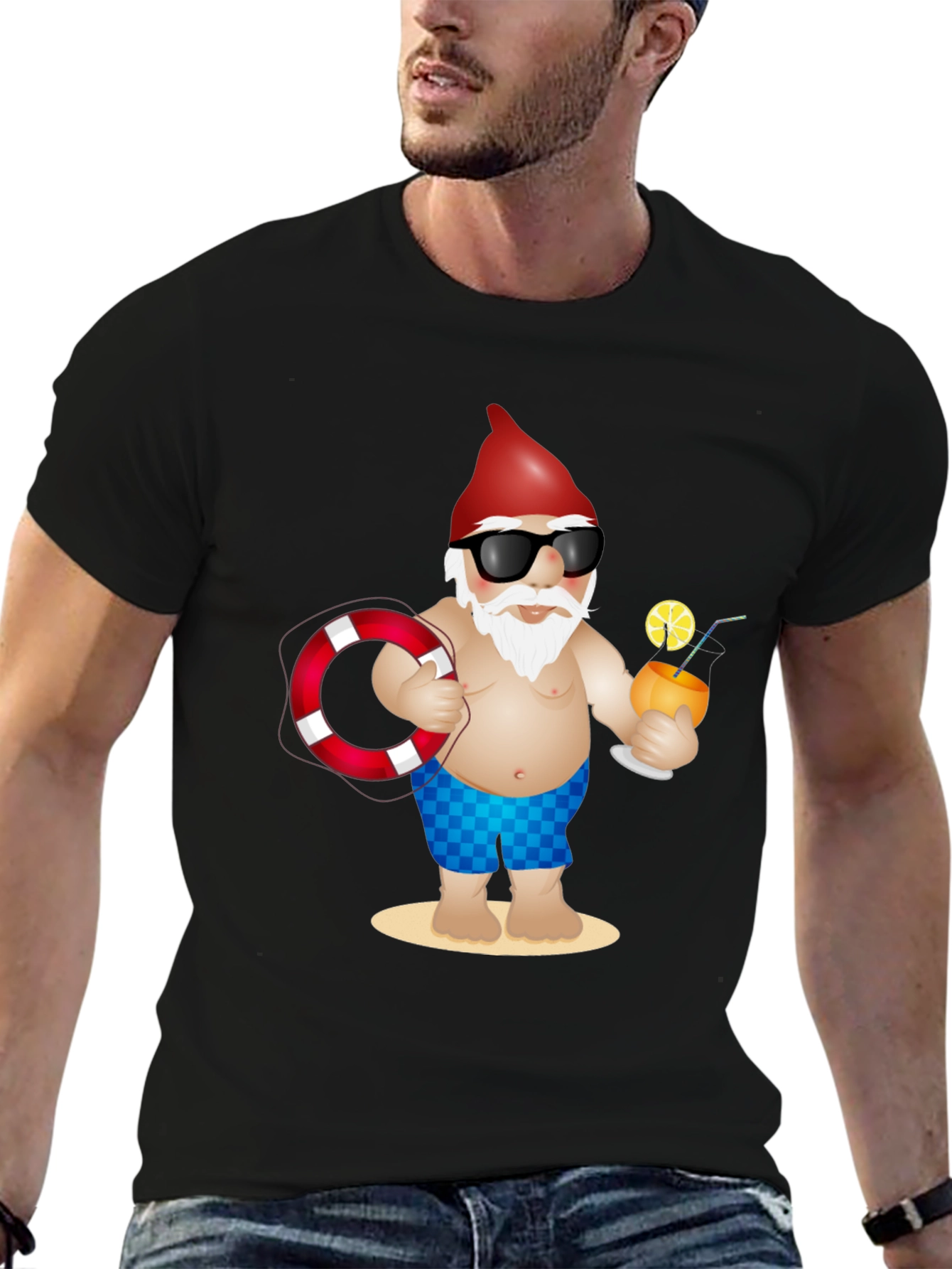 Summer Gnome T-Shirt - Beach Vacation Ready