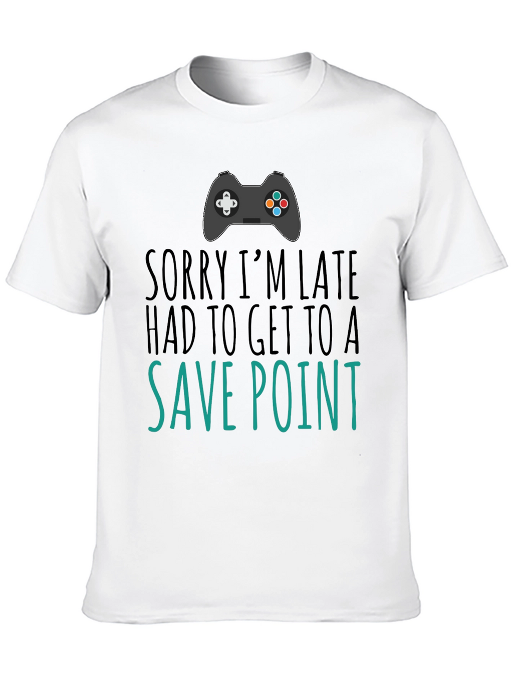Gamer Save Point Black T-Shirt