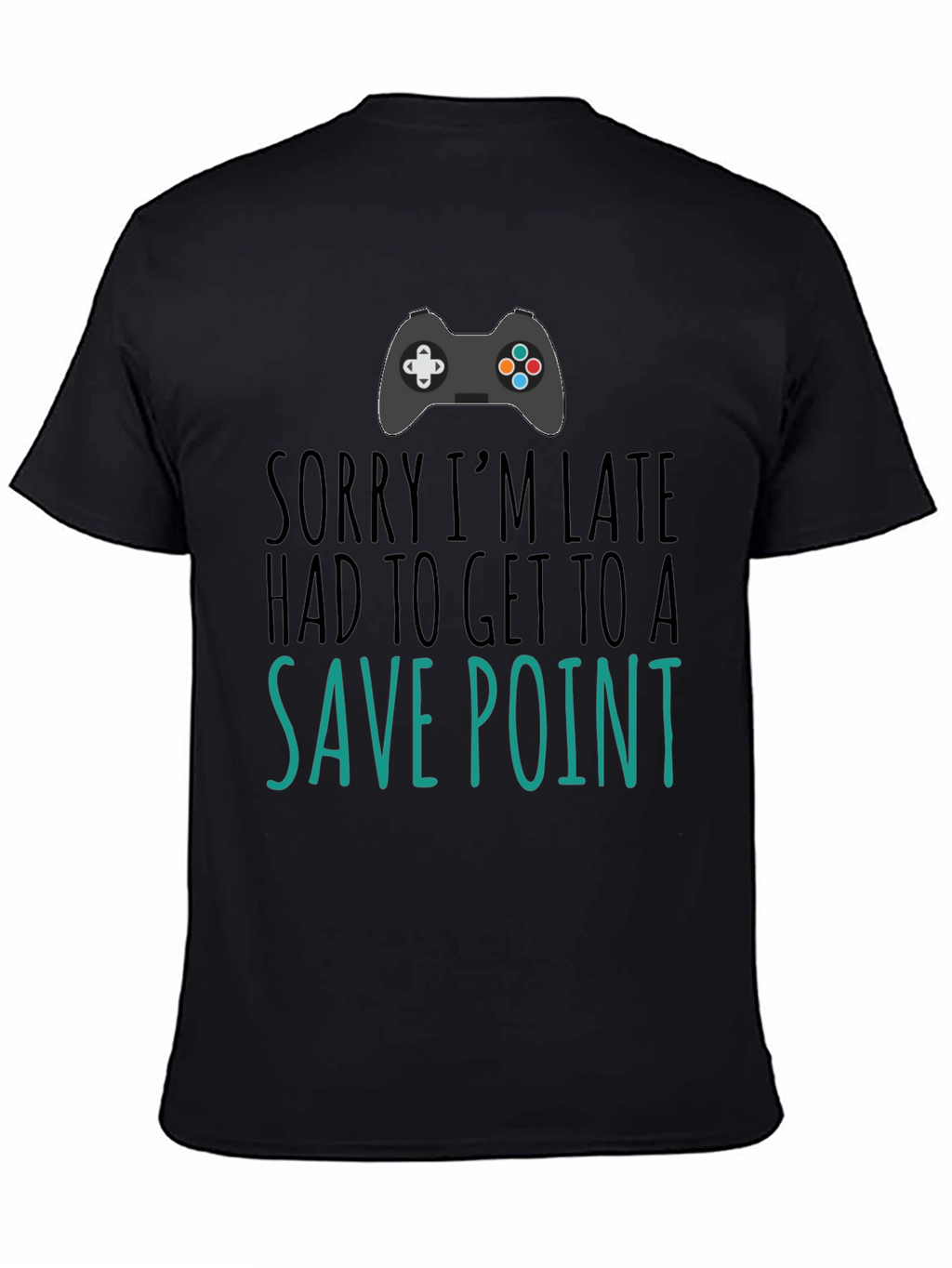 Gamer Save Point Black T-Shirt