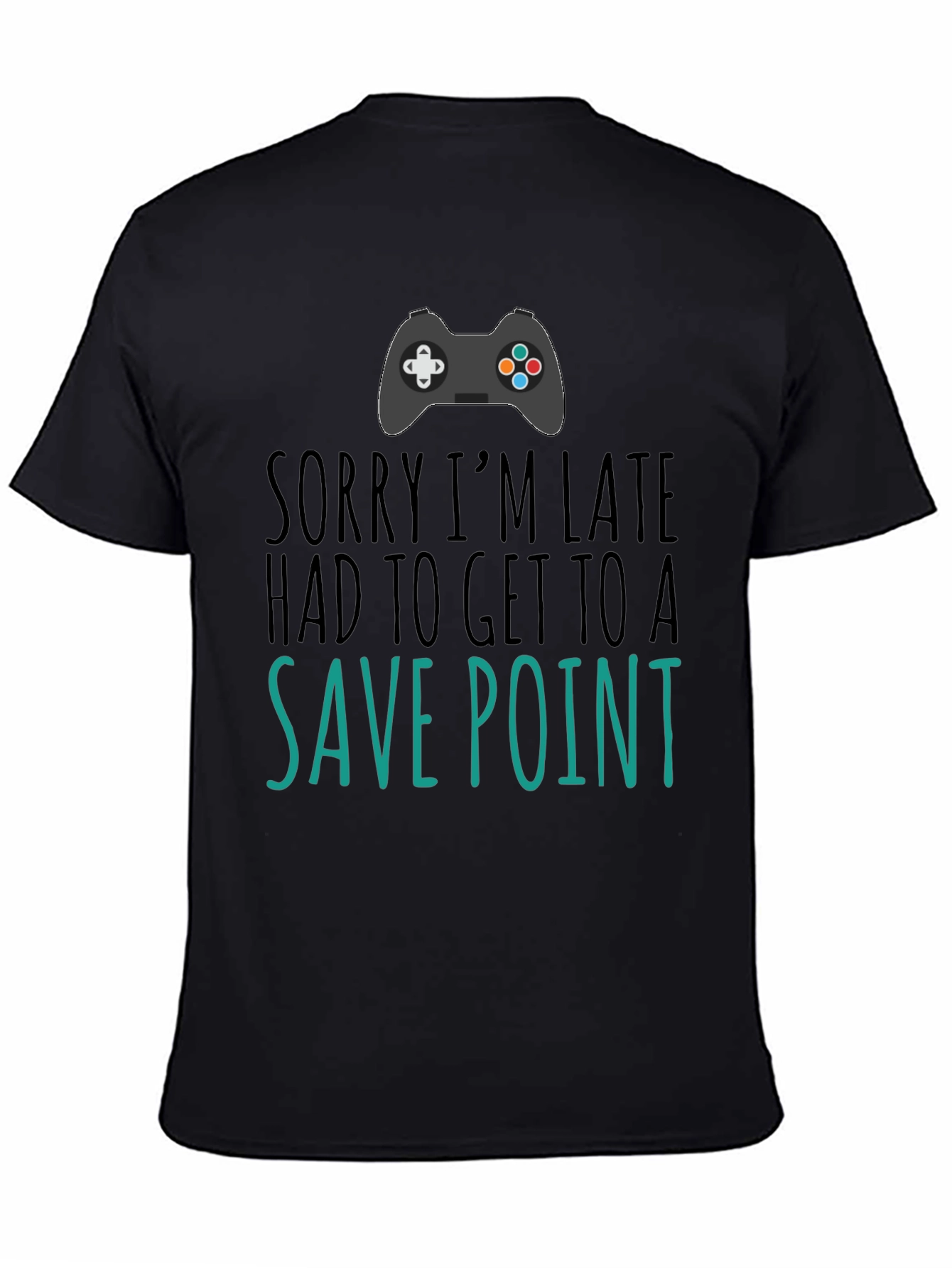 Gamer Save Point Black T-Shirt