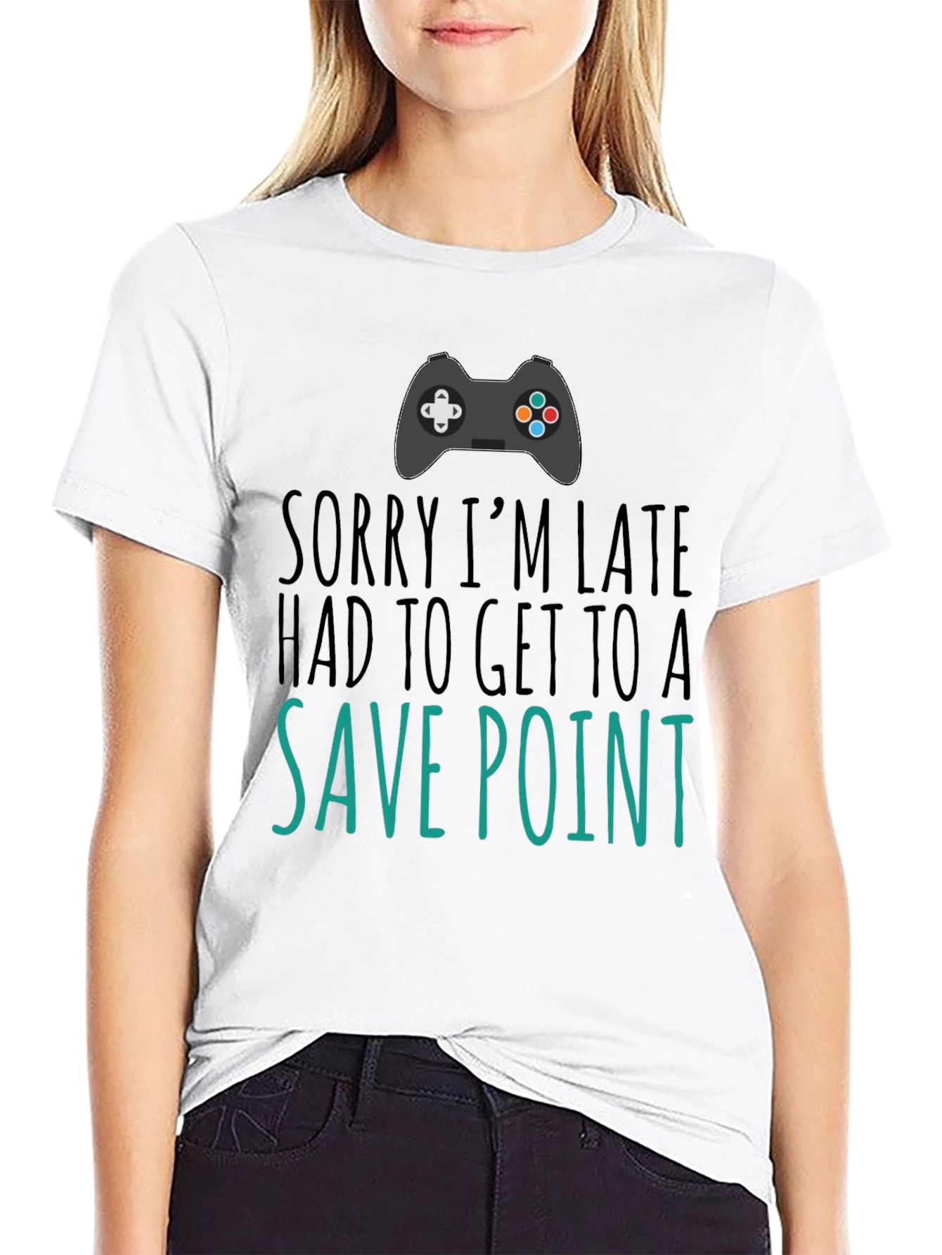 Gamer Save Point Black T-Shirt