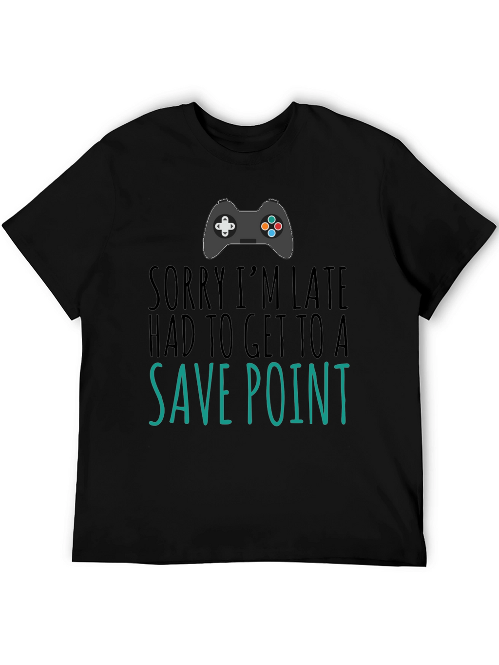 Gamer Save Point Black T-Shirt