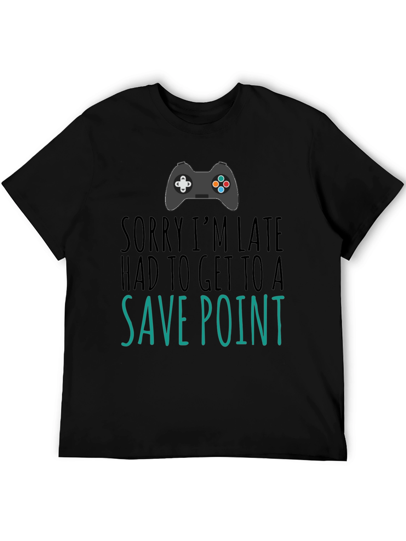 Gamer Save Point Black T-Shirt