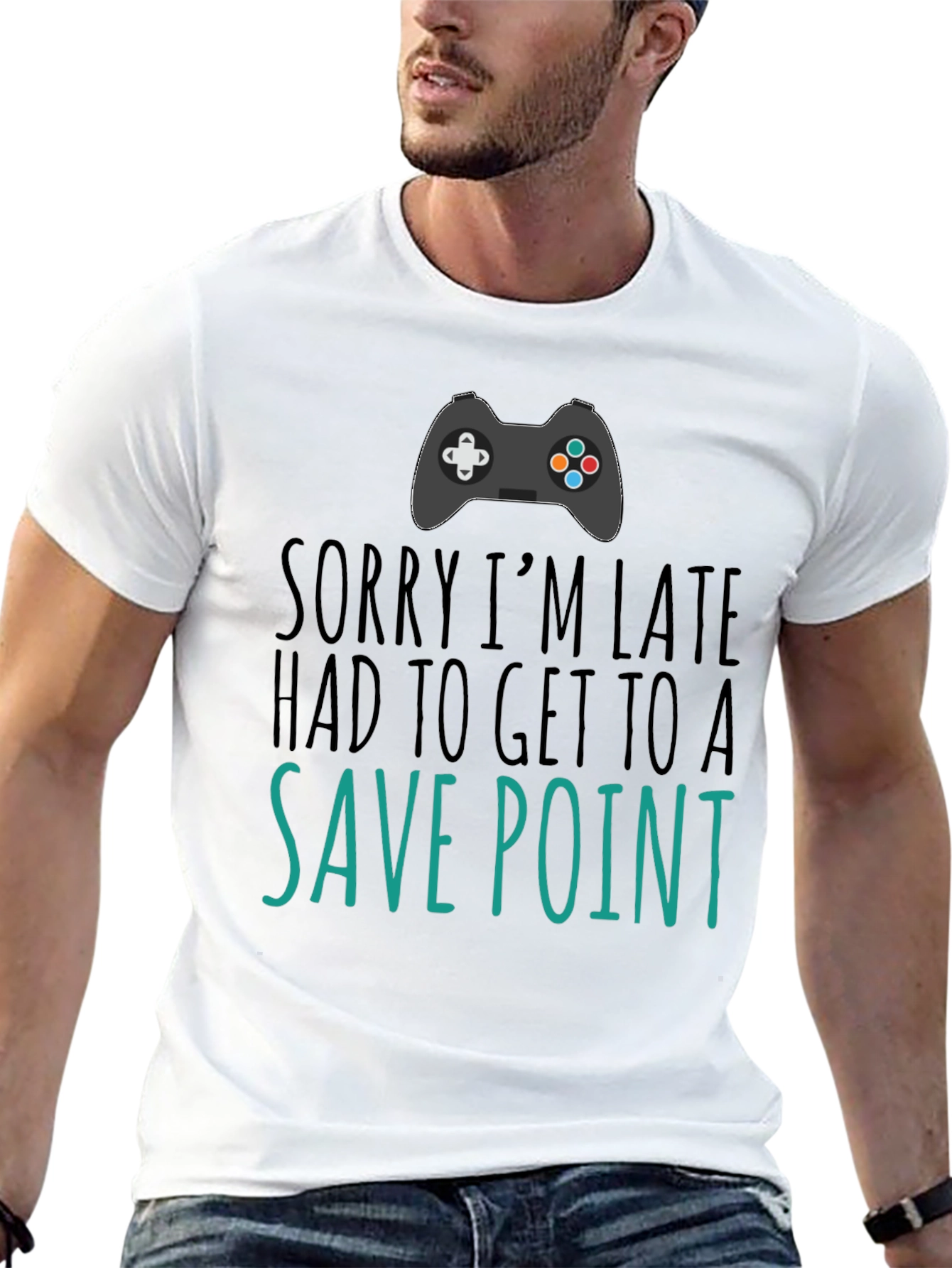 Gamer Save Point Black T-Shirt