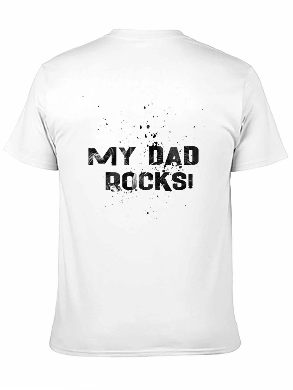 My Dad Rocks T-Shirt - Stylish Black Tee