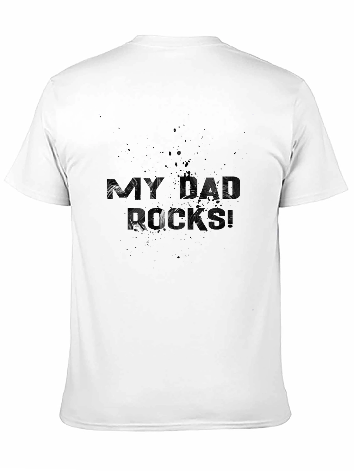 My Dad Rocks T-Shirt - Stylish Black Tee