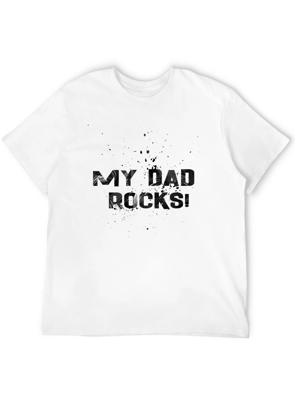 My Dad Rocks T-Shirt - Stylish Black Tee