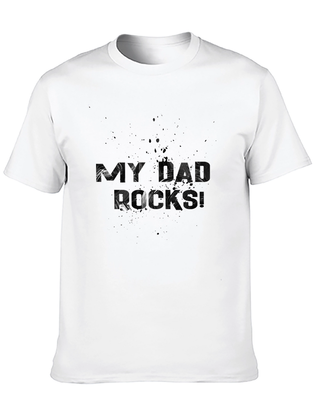 My Dad Rocks T-Shirt - Stylish Black Tee