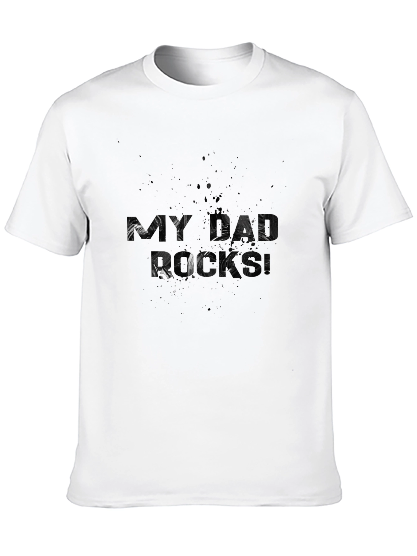 My Dad Rocks T-Shirt - Stylish Black Tee