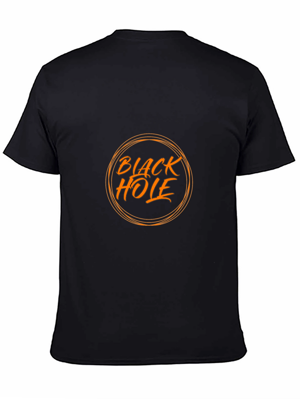 Black Hole Graphic Tee - Trendy Casual Wear
