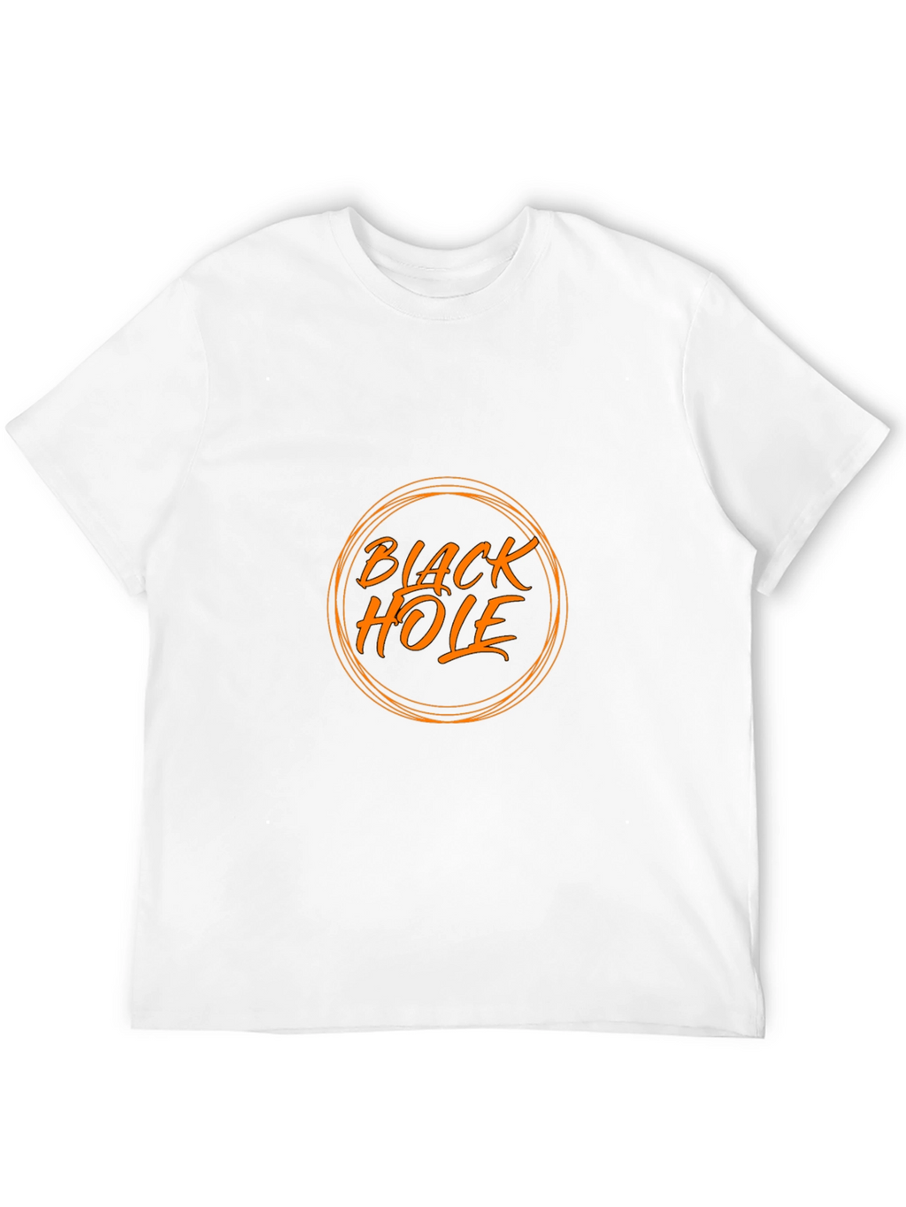 Black Hole Graphic Tee - Trendy Casual Wear